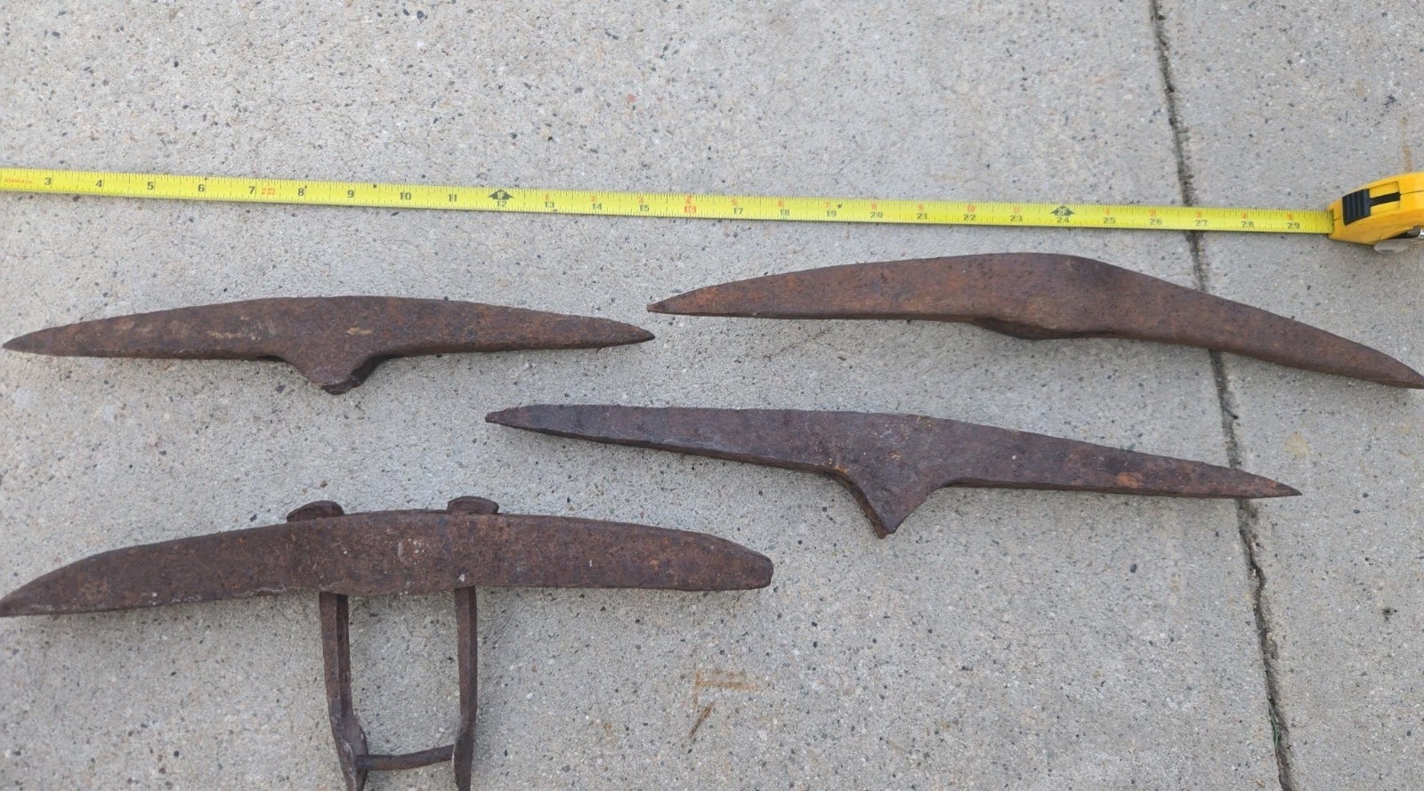 4 vintage US made pick axe collectible coal silver mining antique ax tool lot