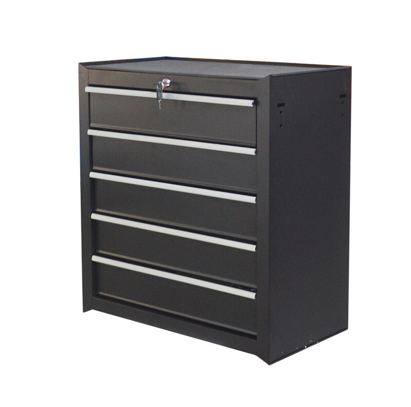5 Layers Movable Tool Car with Lock Box Cart Auto Repairing Tools Storage
