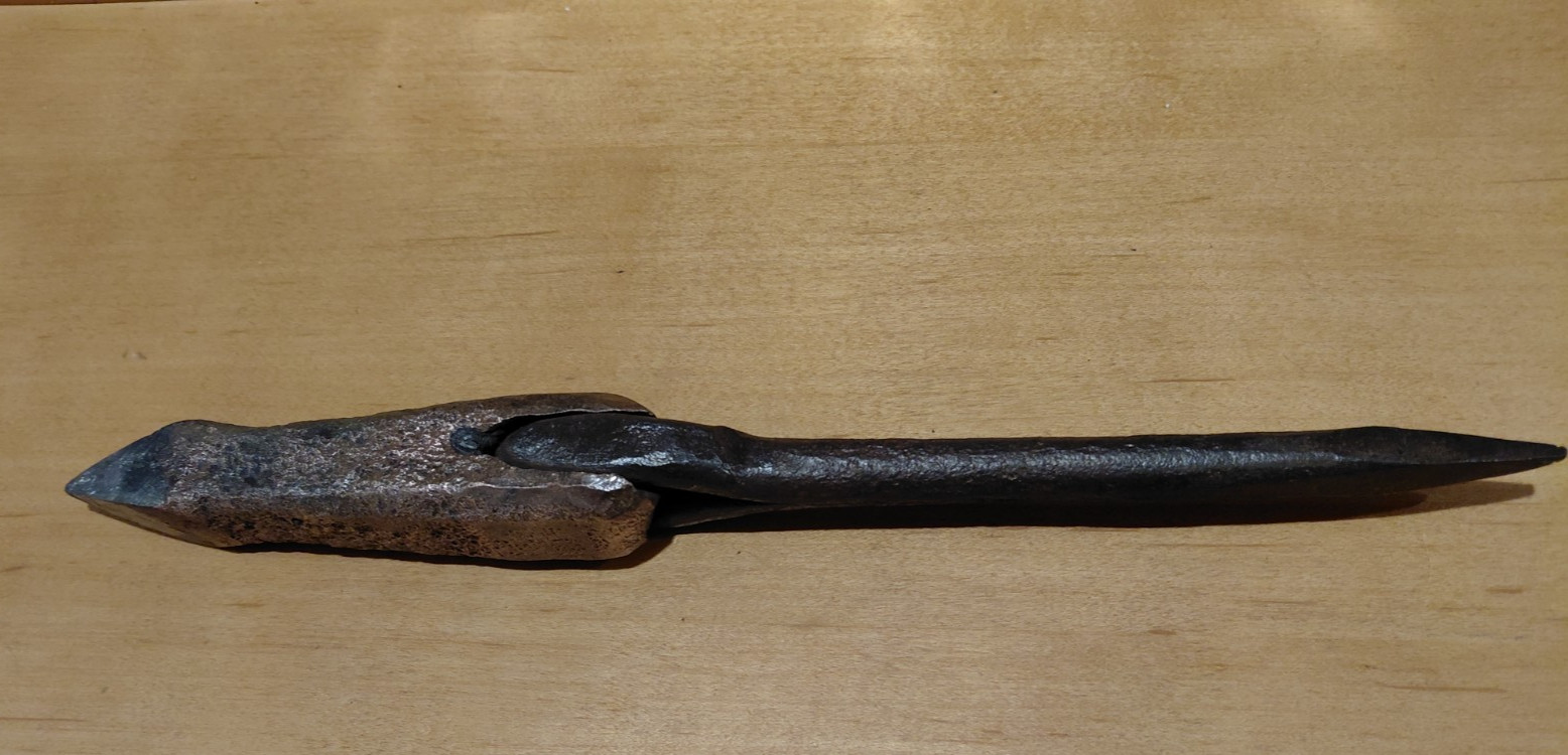 Antique Hand Forged Solid Copper Head Soldering Iron – No Handle