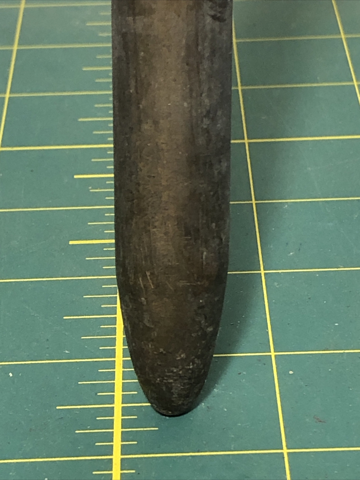 Vintage Solid Brass Large pointed Round Punch 11/16 in X 36 in Machining Tool
