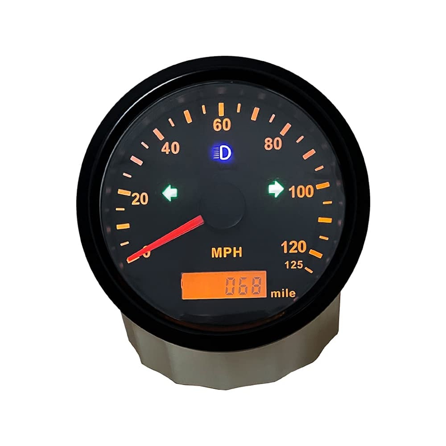 ELING GPS Speedometer Odometer 125MPH Mileage Adjustable Overspeed Alarm for …
