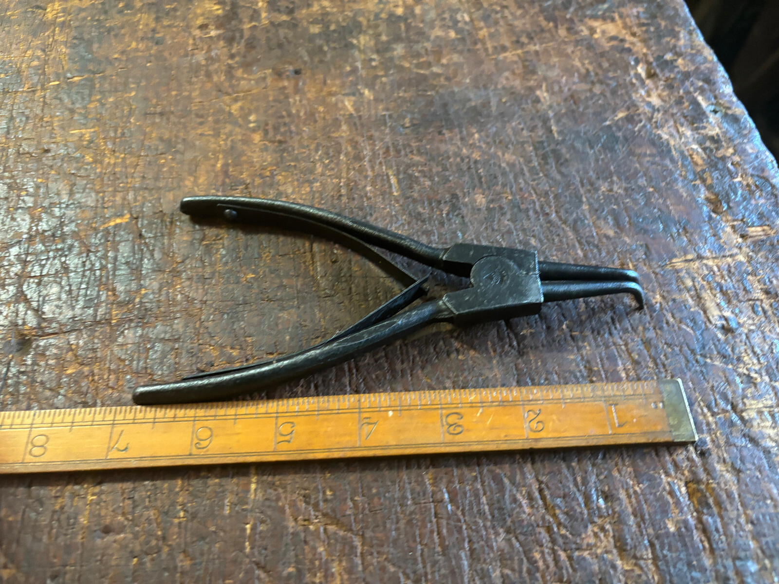 Vintage Circlip Inturnal Pliers. Diamond Brand Made in China 1950’s Excellent