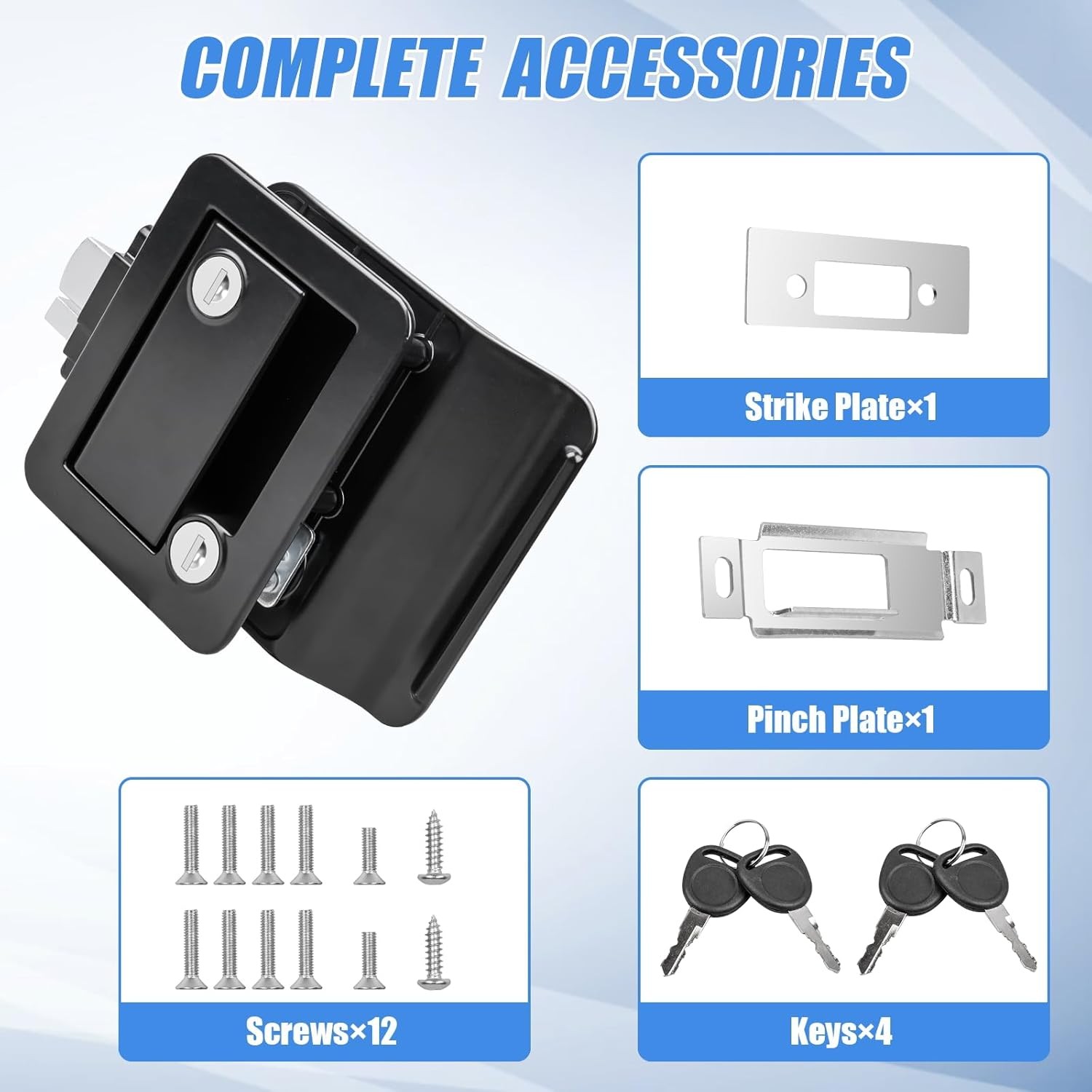 RV Entry Door Lock Replacement – Upgrade Door Latch Handle With Paddle Deadbolt