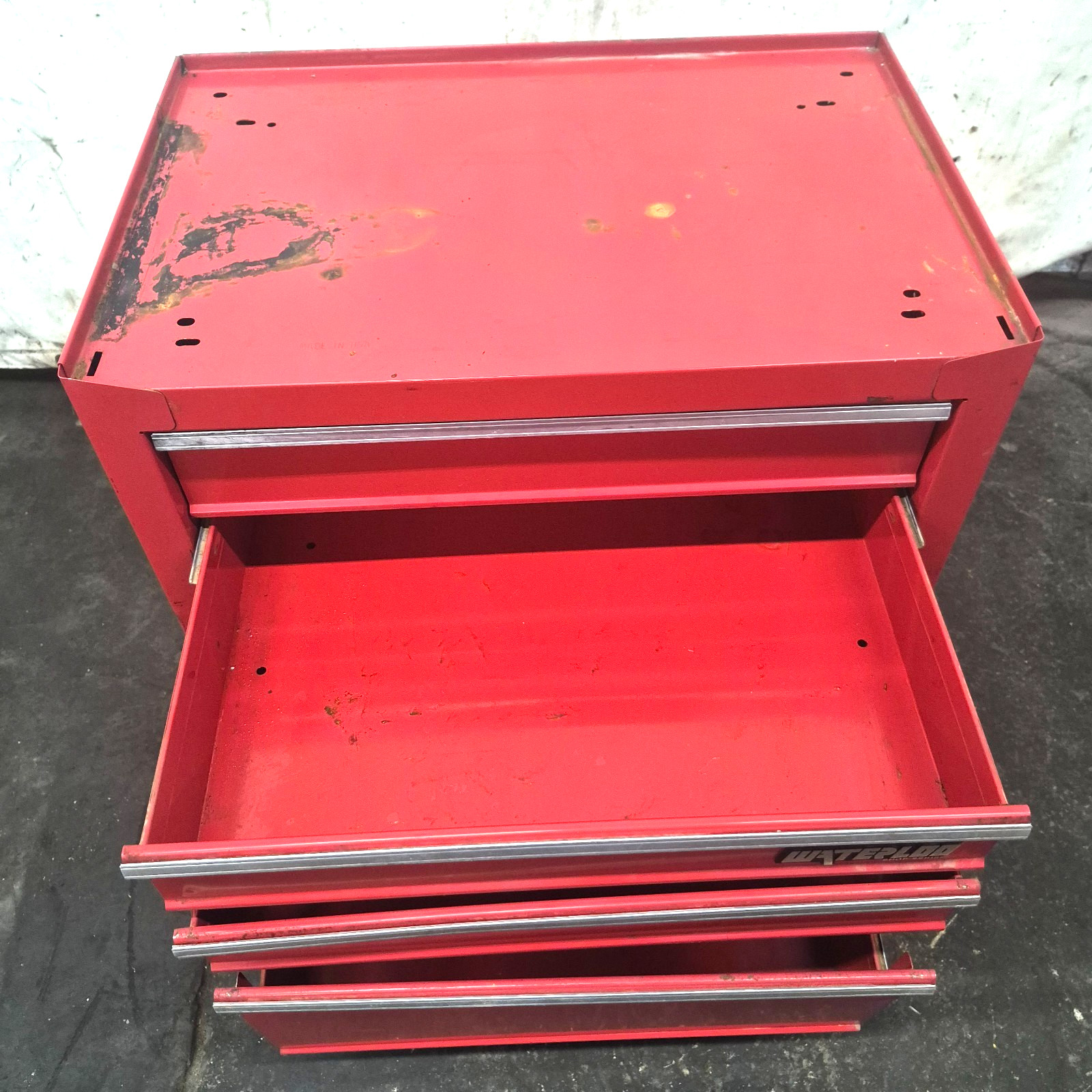 WATERLOO, ROLLING TOOL CABINET/ CHEST, PC-344, 4-DRAWERS