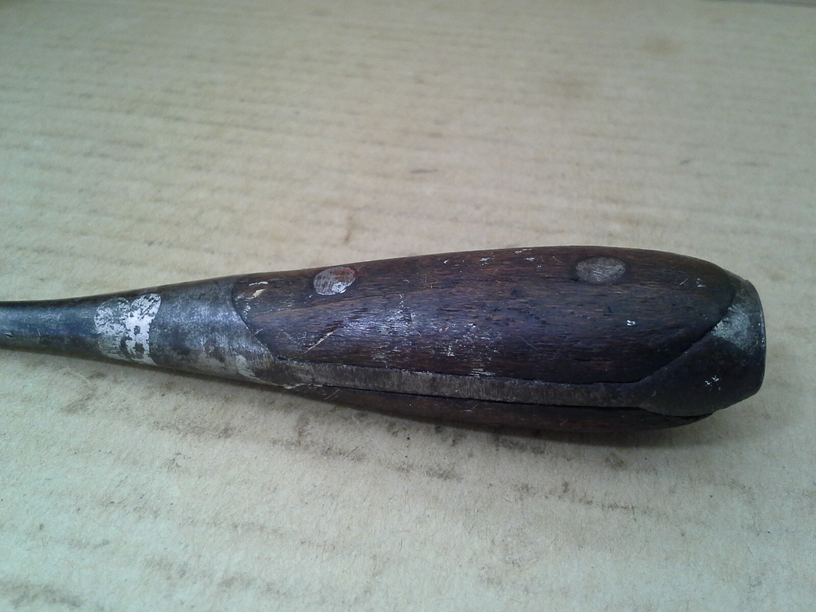 Vintage. Tobrin No. 2 Wood Handle Flat-head Screwdriver. VGC