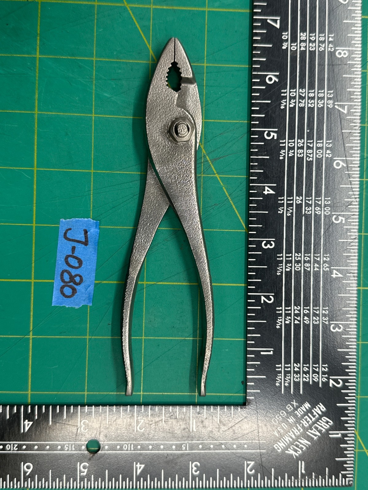Vintage 6.5″ Dunlap Drop Forged Slip Joint Pliers Durable Hand Tool, Made in USA