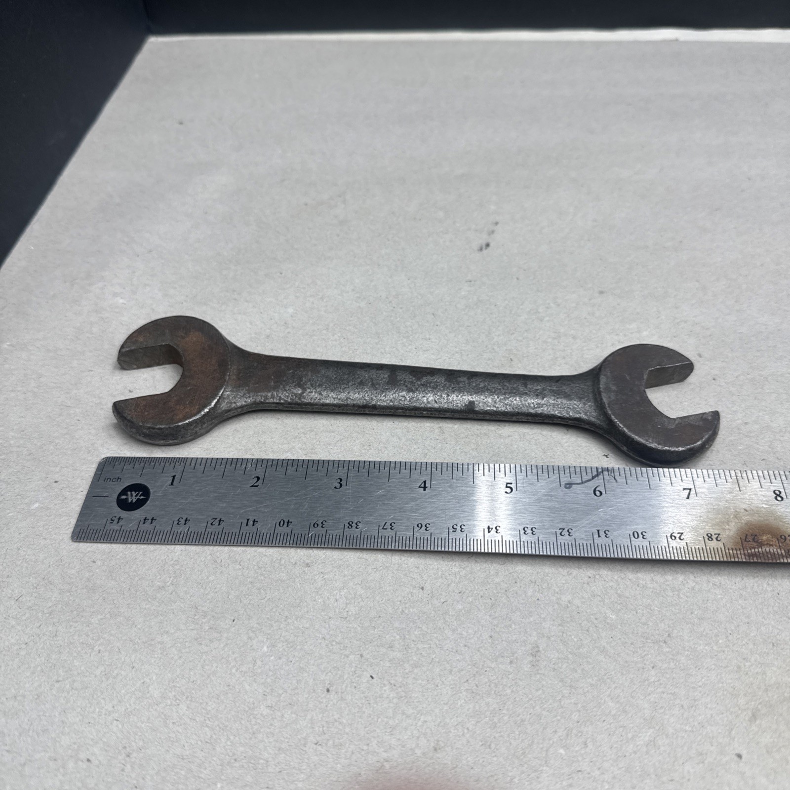 Early VTG VLCHEK 3/4 x 13/16″ Open End Wrench Combination Wrench USA Only Maker