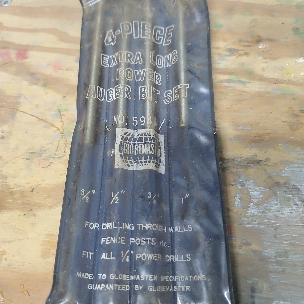 Globemaster 4 Pc Auger Bit Set No 5937