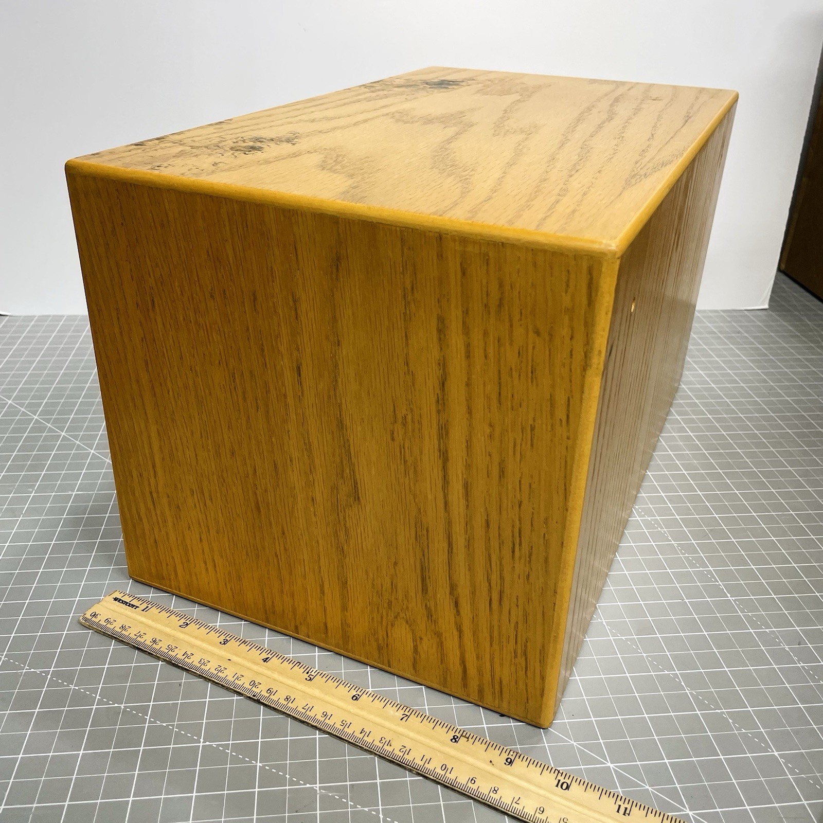 Wood 8-Drawer Flat Storage Cabinet Coin Stamp Slide Collector Organizer