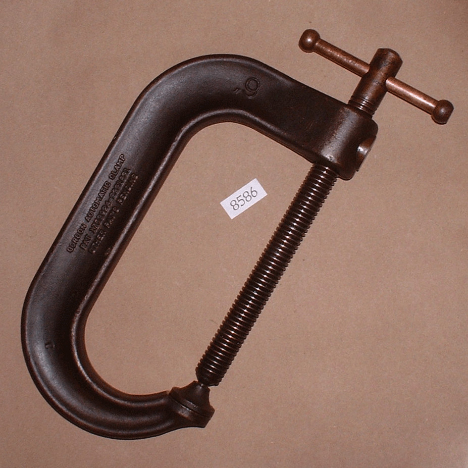 Gordon Automatic Tool Corp. Push Buttom Quick Adjustment 6″ C-Clamp with Patent
