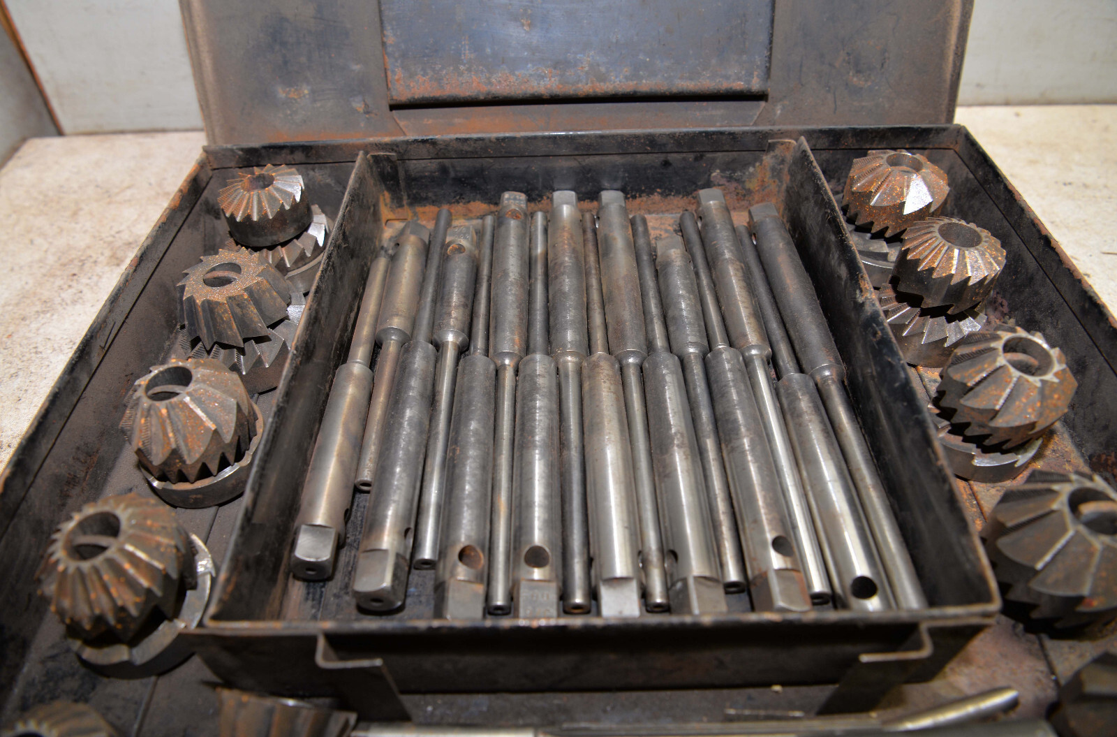 Rare Hinckley Myers antique valve seat reamer cutter collectible auto tool lot