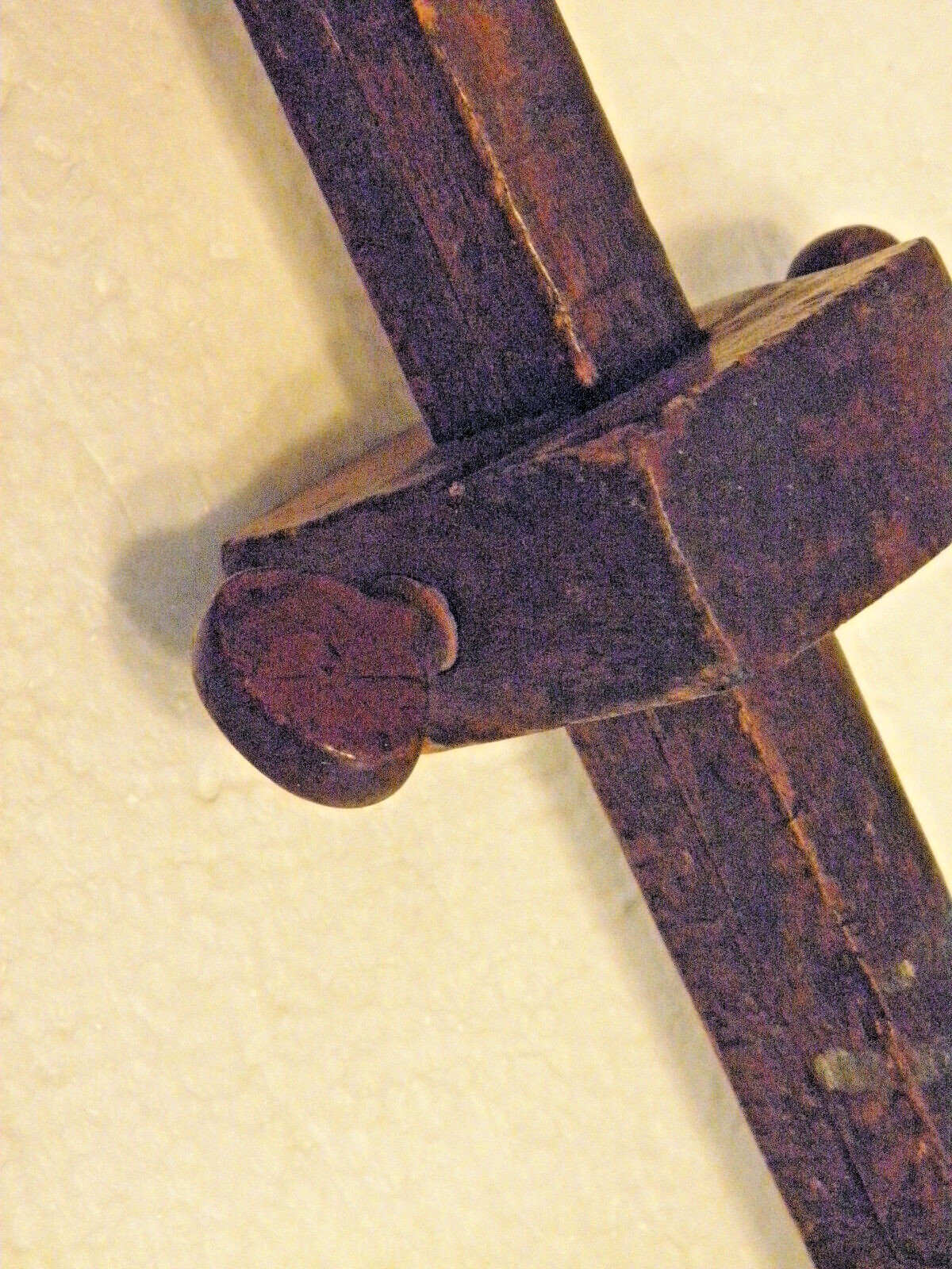 Antique Marking Gauge Carpenters Woodworking Tool ~ Wood & Brass see pics ~ OLD