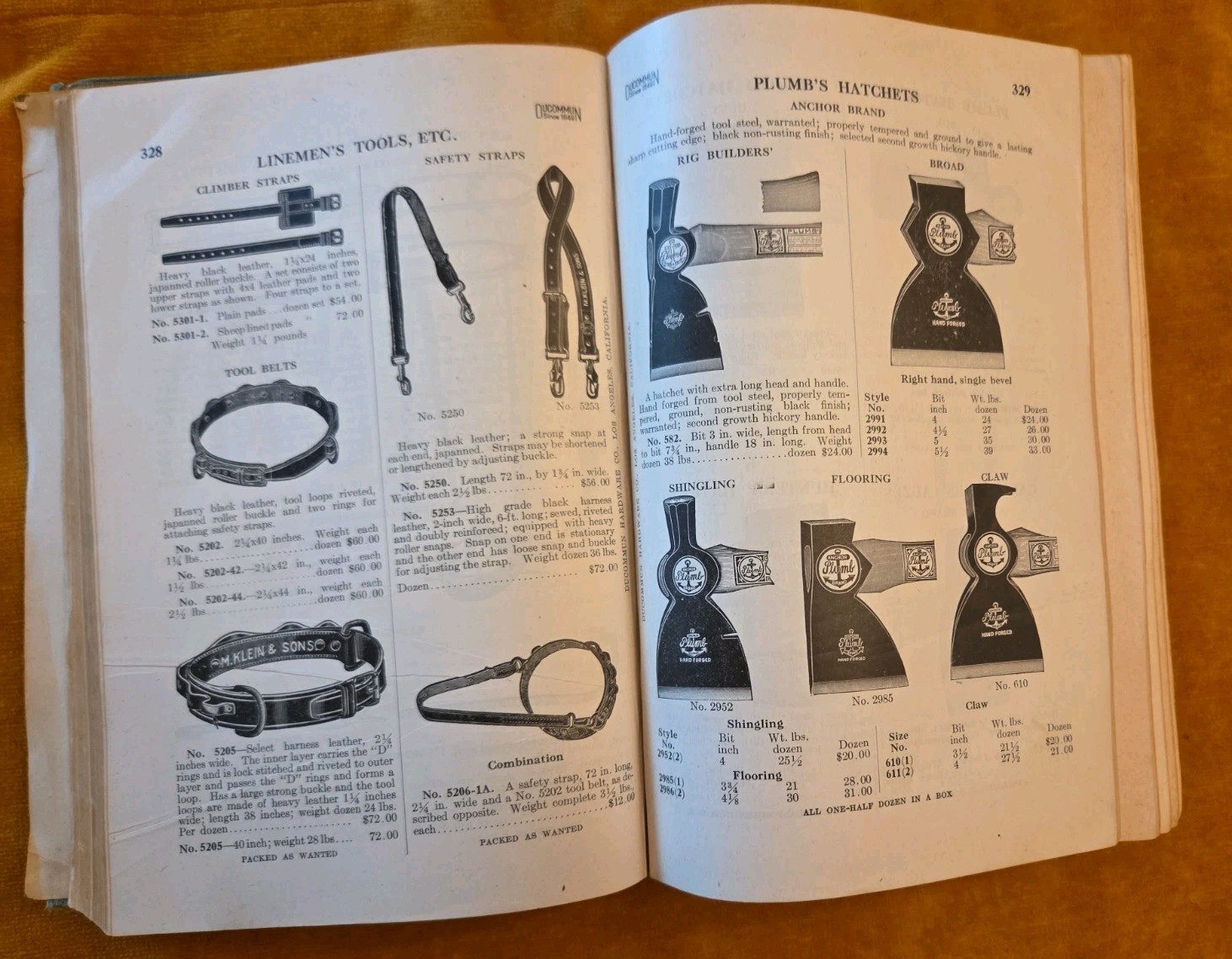 1921 Ducommun Catalog F Hardcover Industrial Metal Supply Tool Book Los Angeles