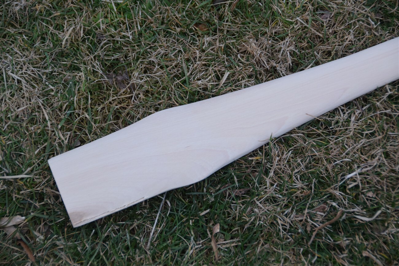 HICKORY 24″ OFFSET BROAD AXE HANDLE ~ Unfinished ~ Right or Left ~ Amish Made