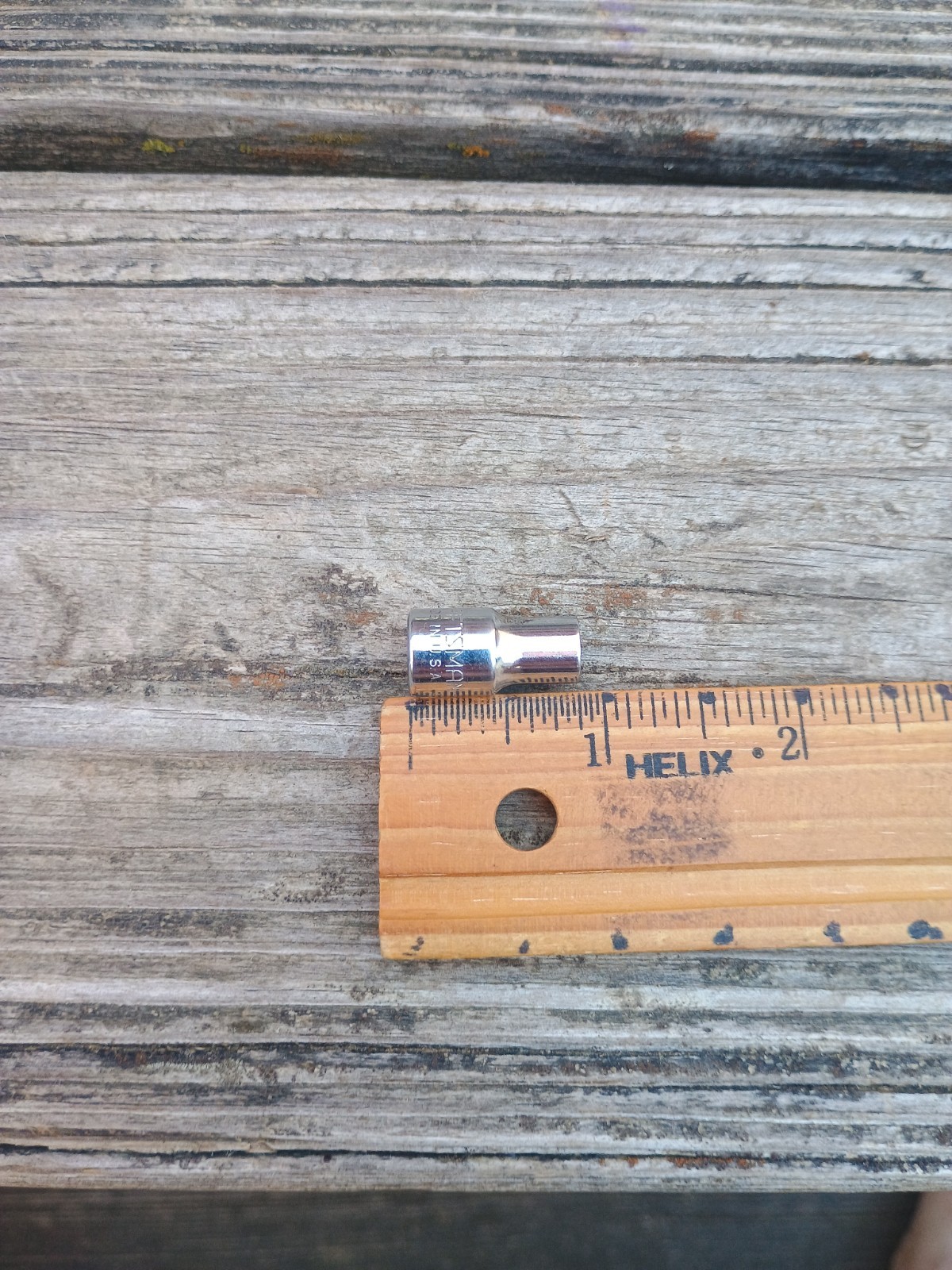 Vintage Craftsman 7/32″ 6 Point Shallow Socket 1/4″ Drive G 43492 USA