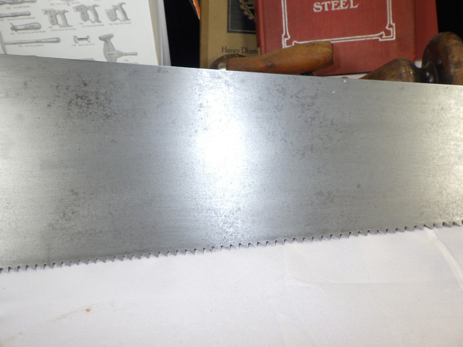 Disston #16, 26″, 6 ppi Rip Cut, 1917-28, Jointed, Sharpened, INV 44