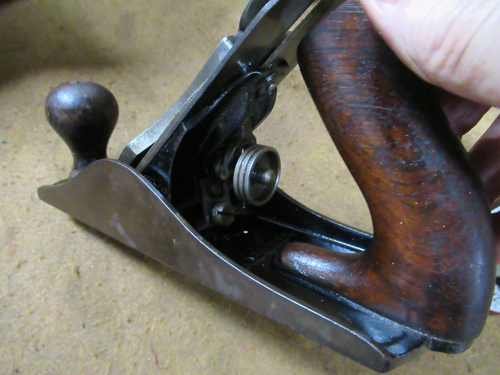 Stanley 4,5 Plane,Knob Assy(ONLY)Tall,Painted H.wood,1942-45~GD+🤠S12.21.21R