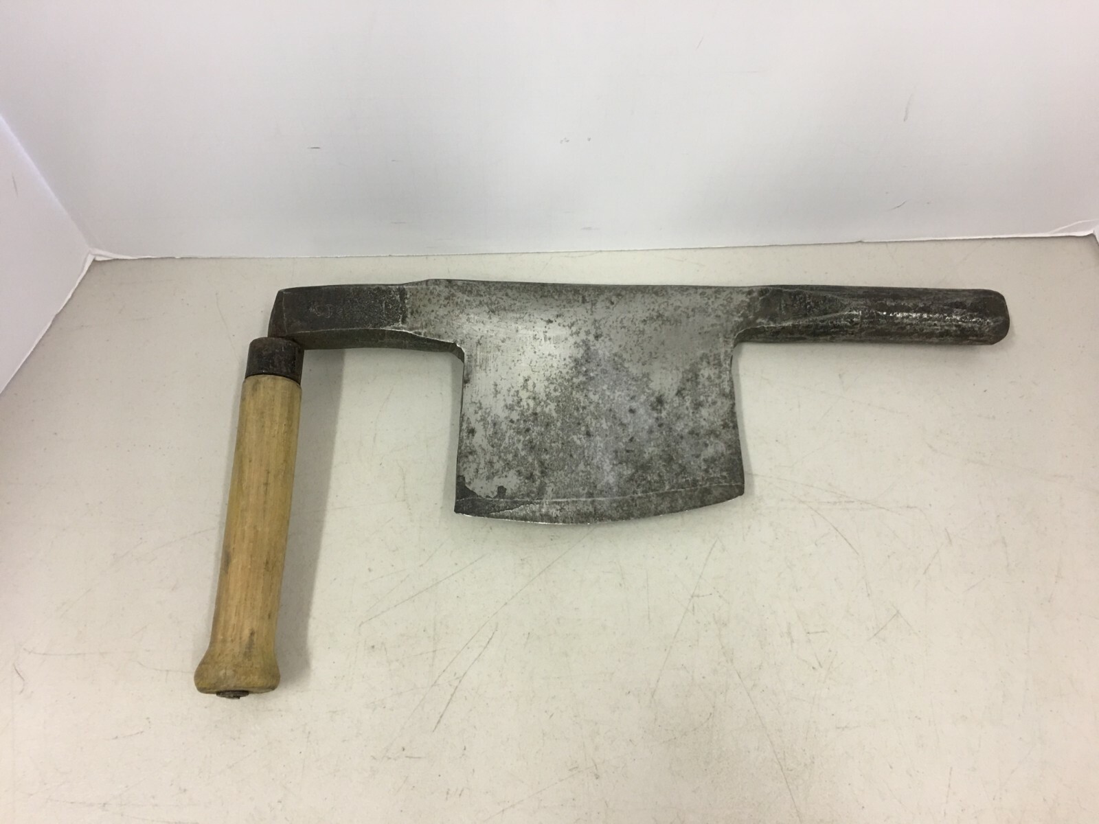 Vintage Cooper Hand Chamfer Barrel Draw Knife Blacksmith Forged Wood Tool Tools