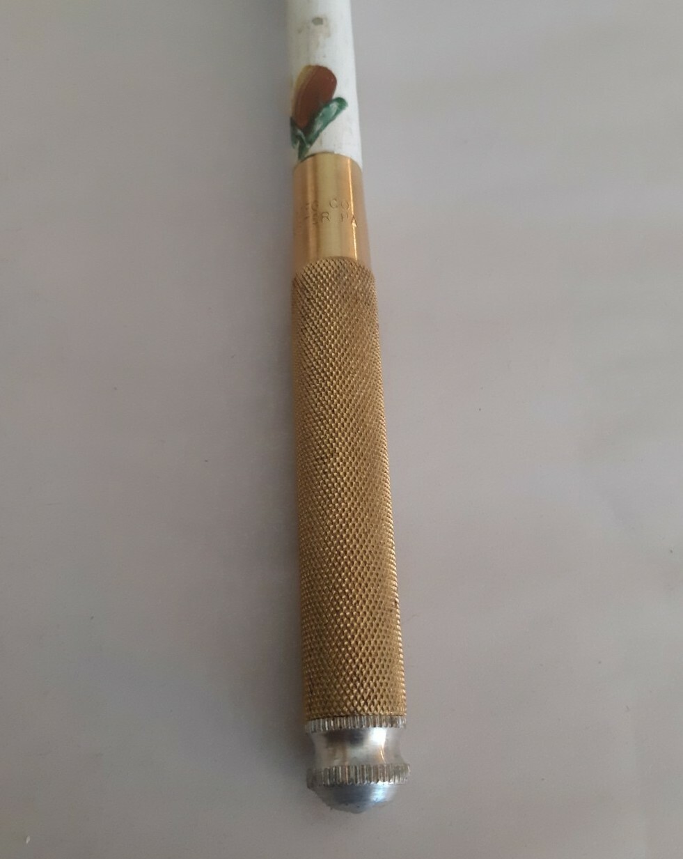 Shabby Chic Painted Hammer Brass Handle Stackable Flat Screwdrivers Gam Mfg