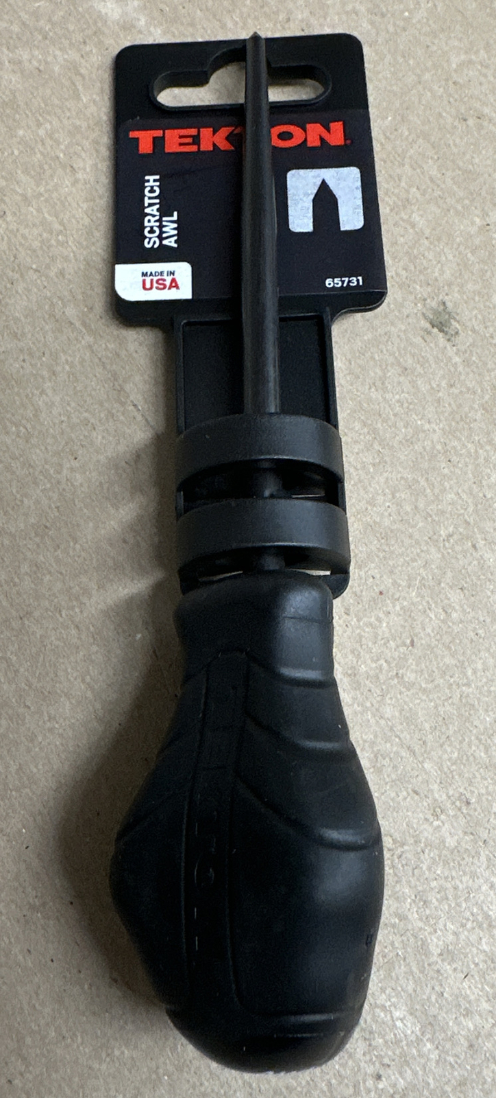 Tekton Scratch Awl, Rubber Handle, Model 65731
