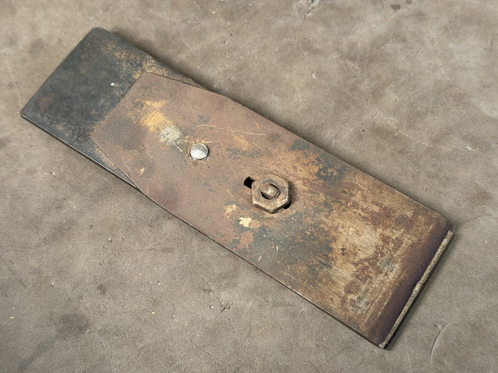 Project Stanley No 104 Liberty Bell Wood Plane Steel Centennial 1876 V Repair