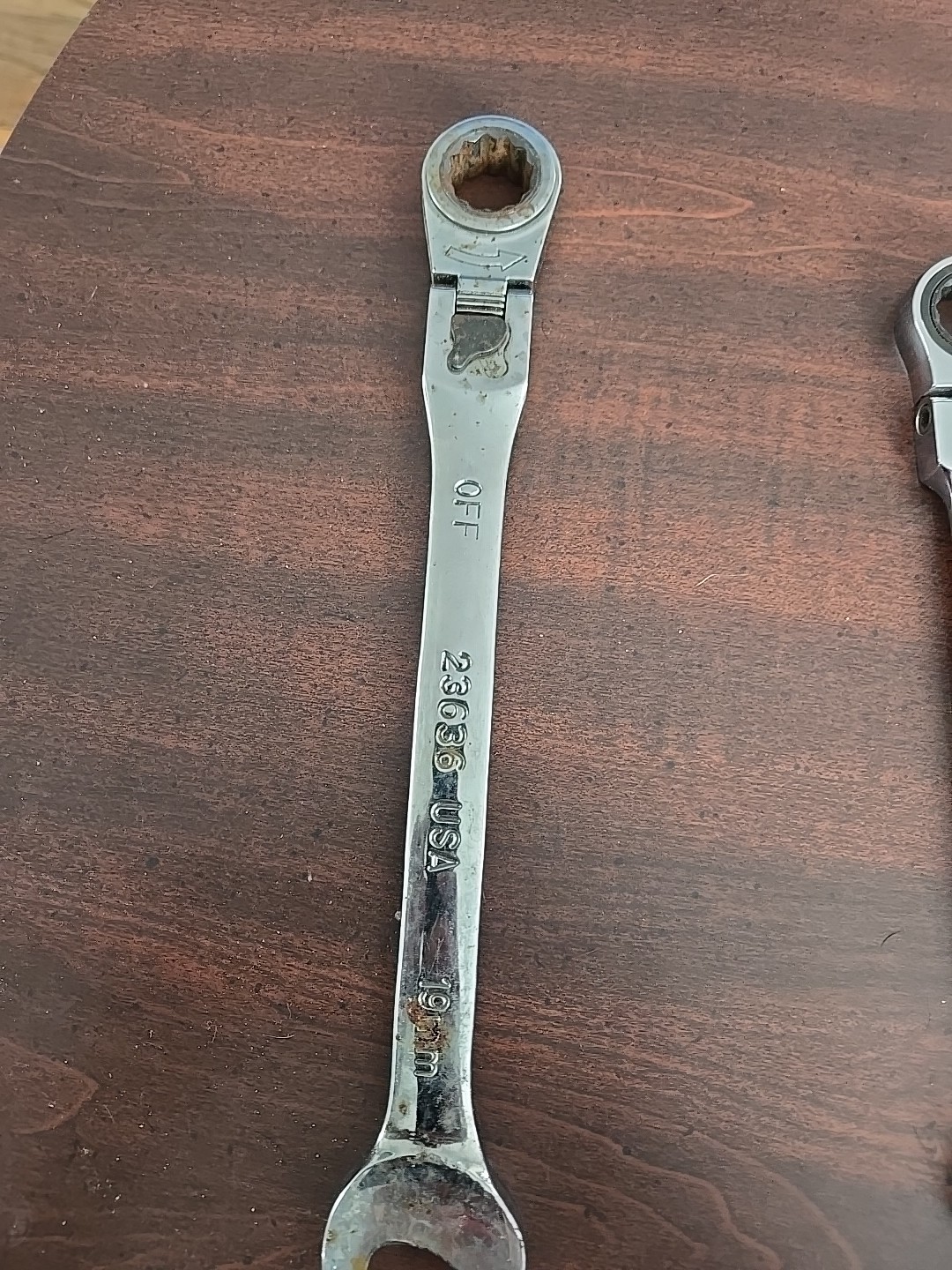 Lot Of 4 Kobalt Gear Wrenches