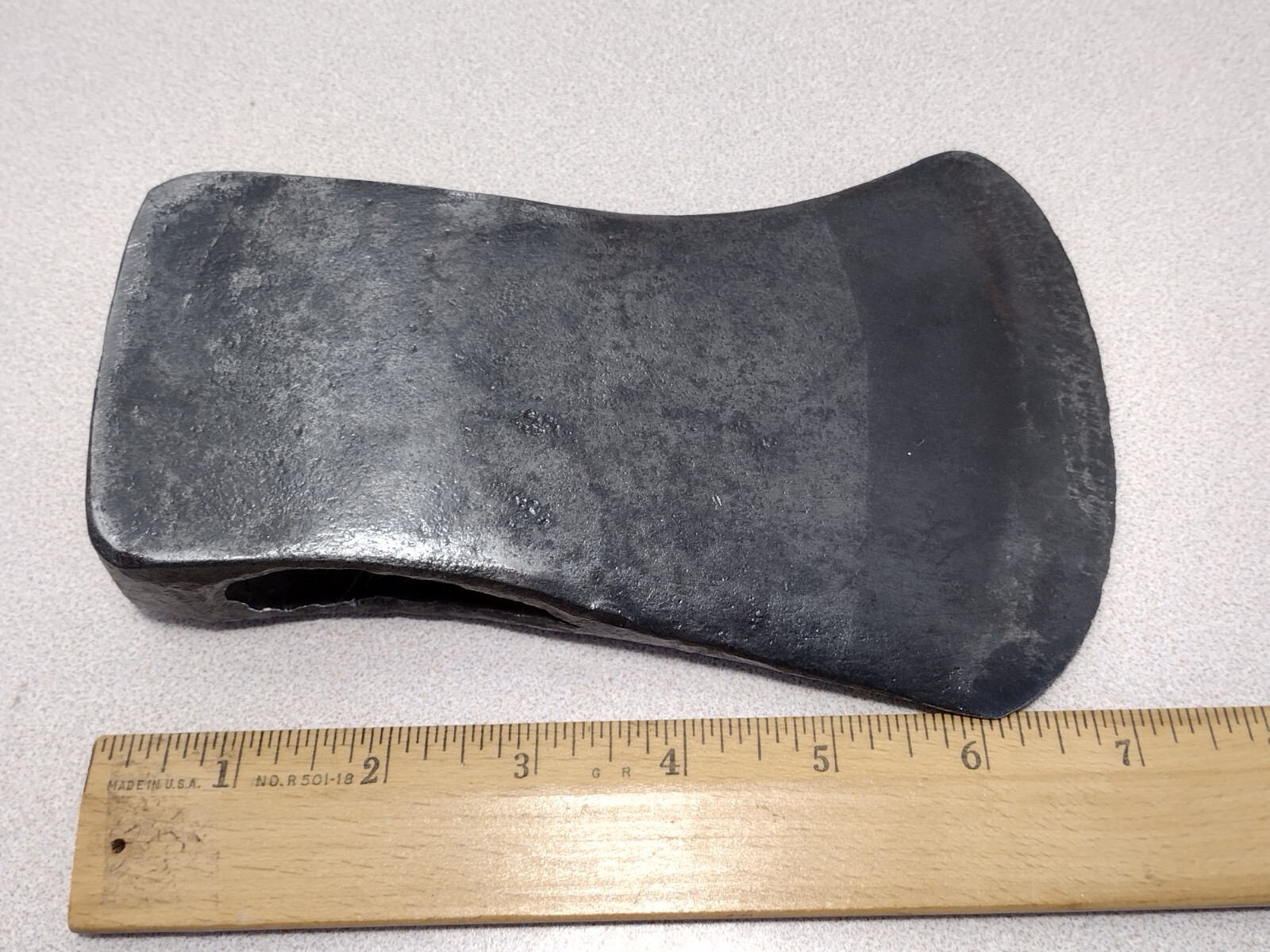 Vtg Single Bit Axe Head 3lb 2 oz 4.5” Bit Marked Lewistown PA (143)