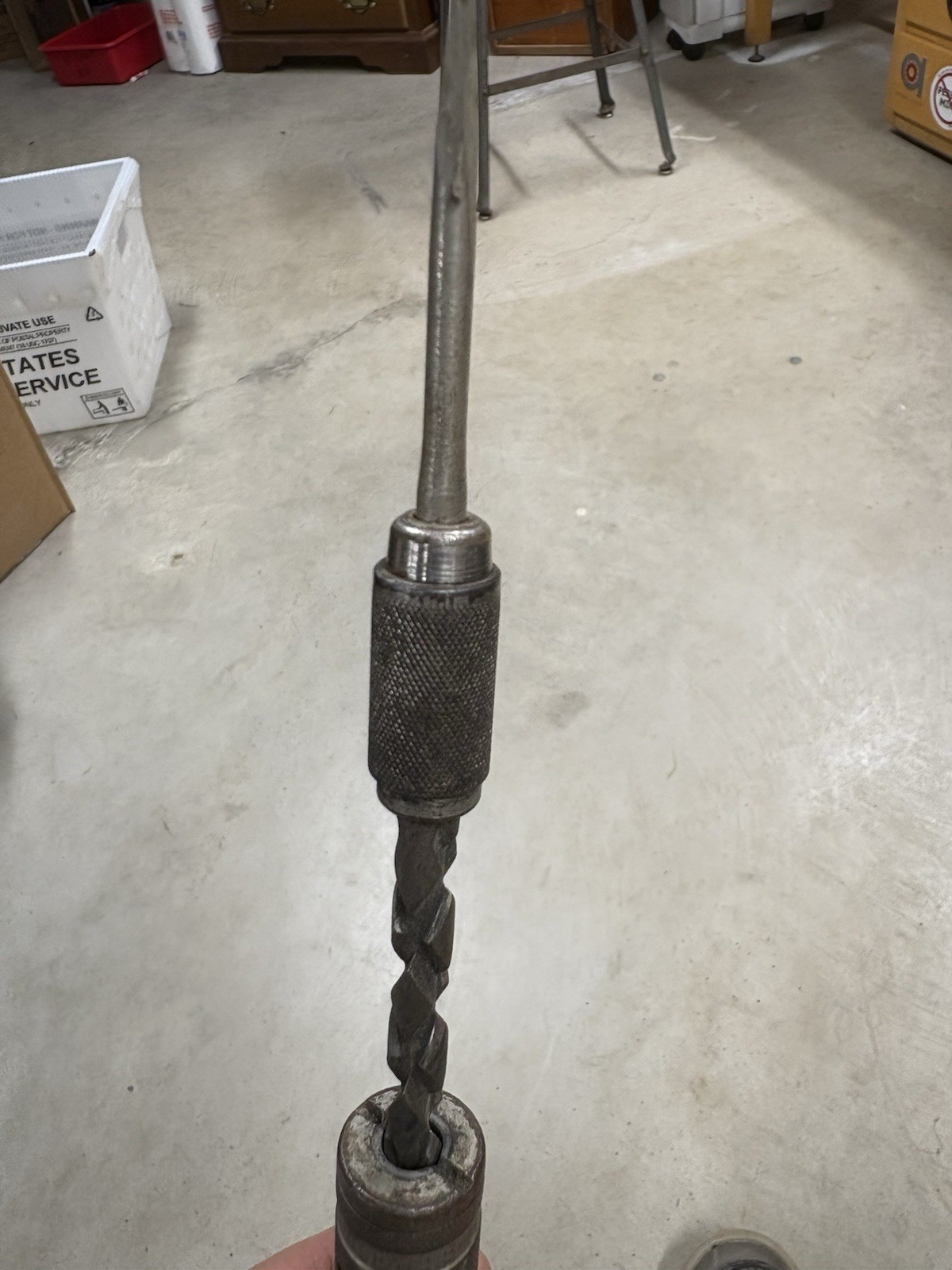 Millers Falls Co Vintage Original Push Drill w/ Bit Holder Attachment No. 2