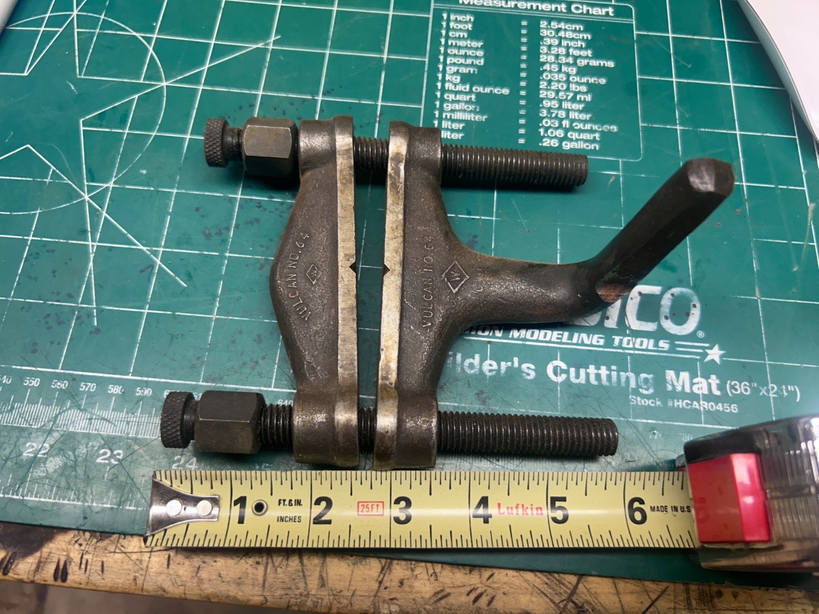 MACHINIST HmGdcB TOOLS LATHE MILL Vulcan No 64 Lathe Dog Set Up Fixture