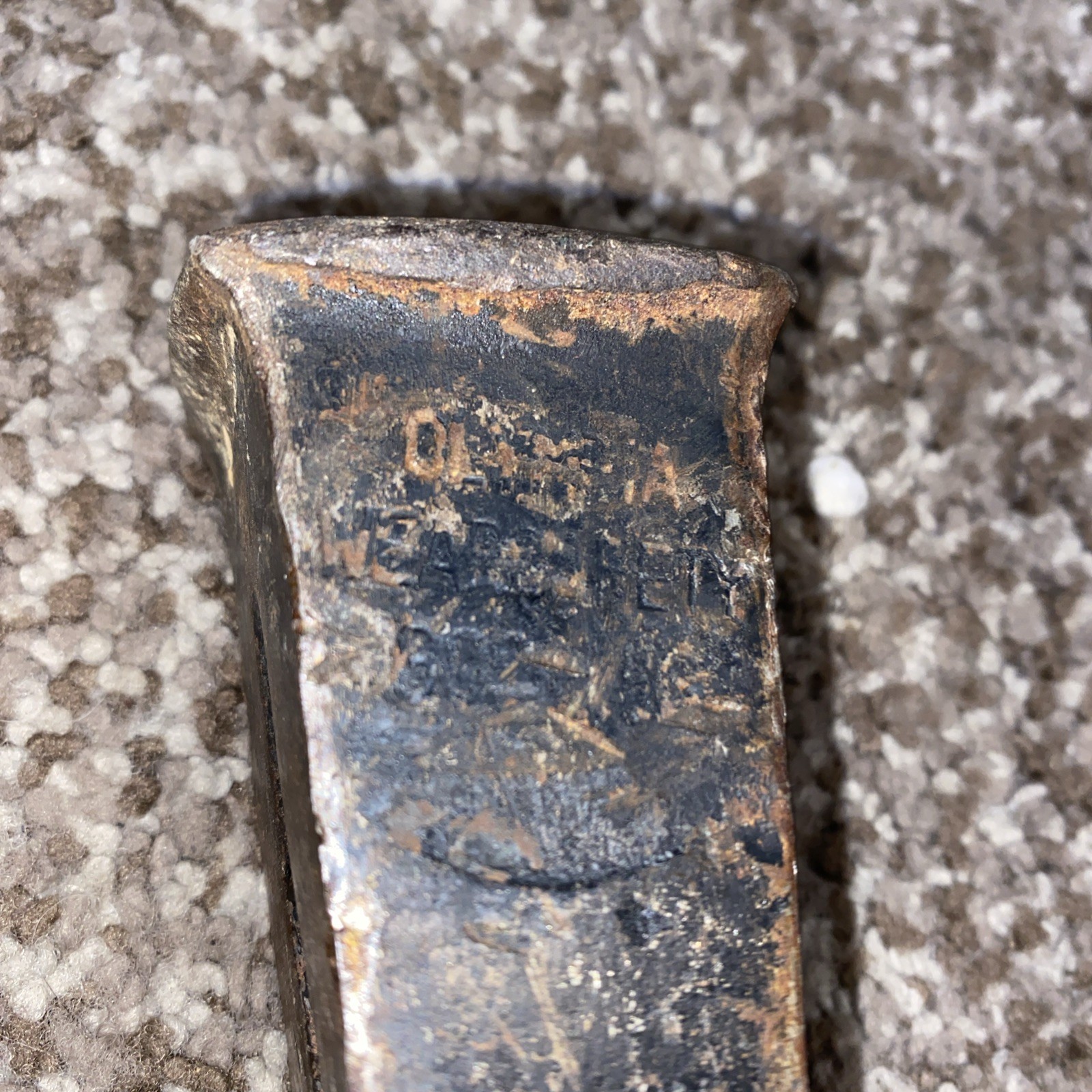 Vintage Olympia 4LB Wood Splitter Wedge Iron 8.25 Inch Log Splitting Tool