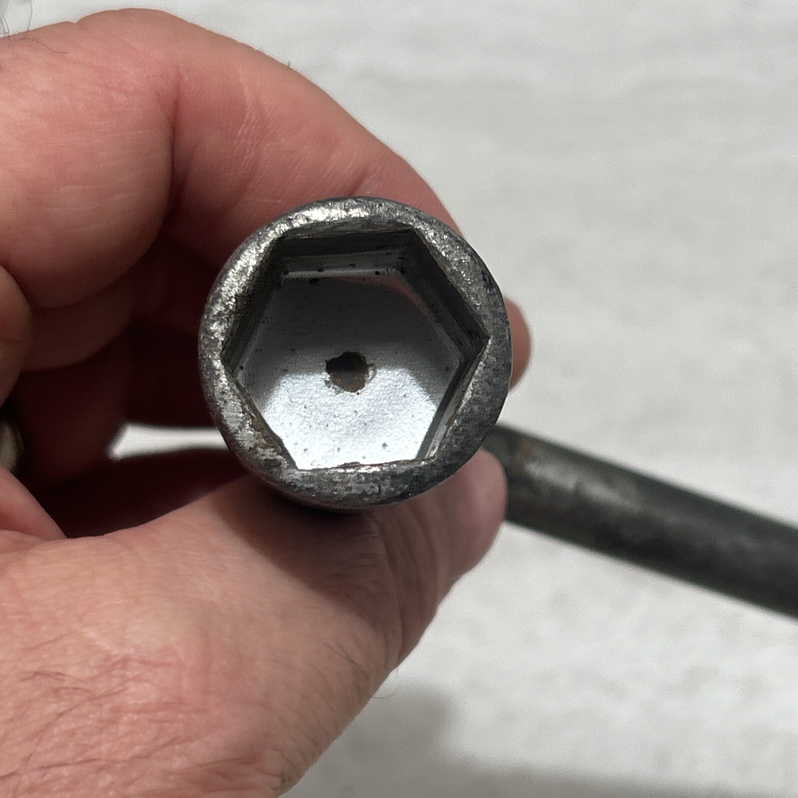 Vintage Nissan Motor OEM Tire Iron Lug Nut Wrench 21mm 6pt Lug JAPAN #37