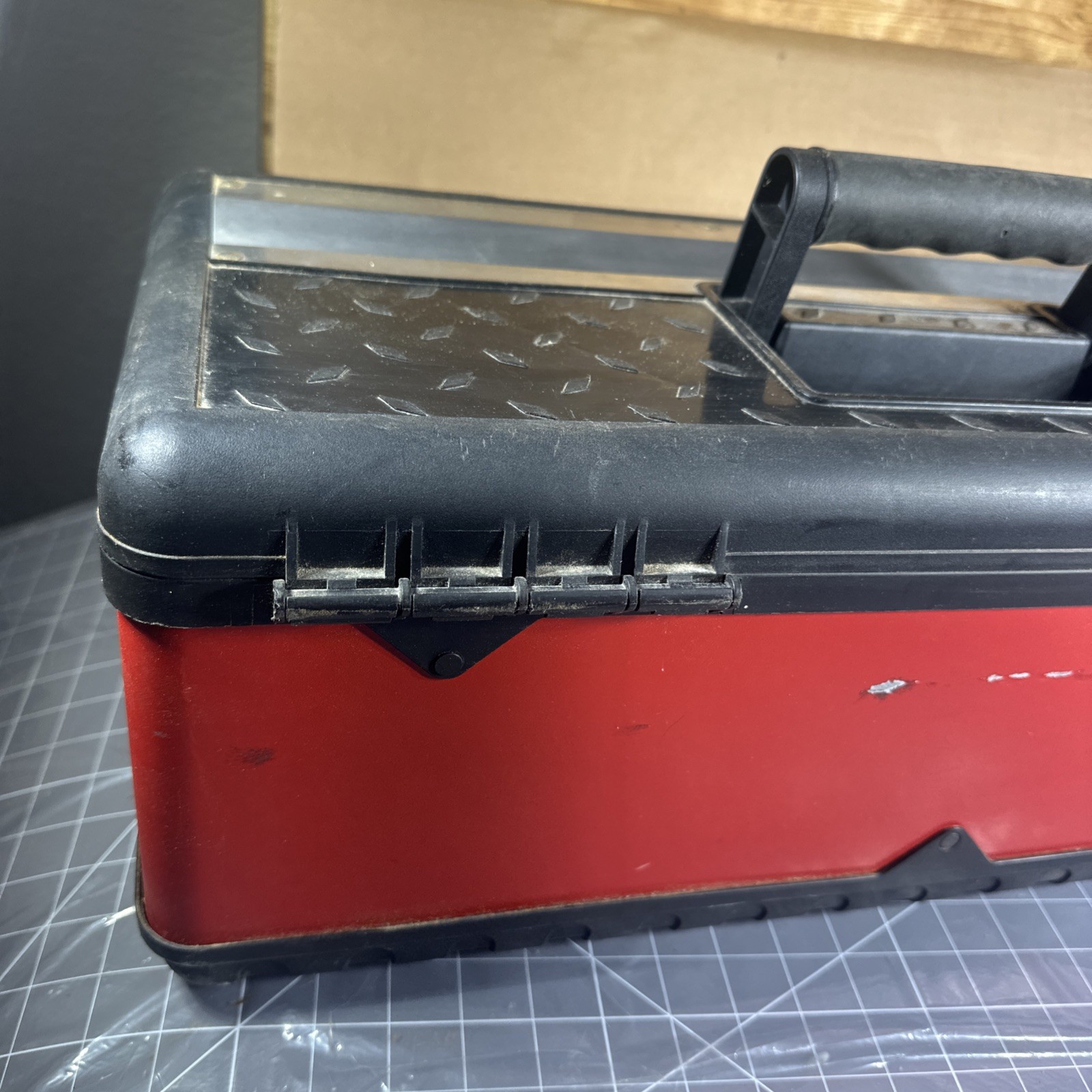 Vintage STANLEY Pro 23″ Structural Foam Tool Box – Red Label By ZAG 023001