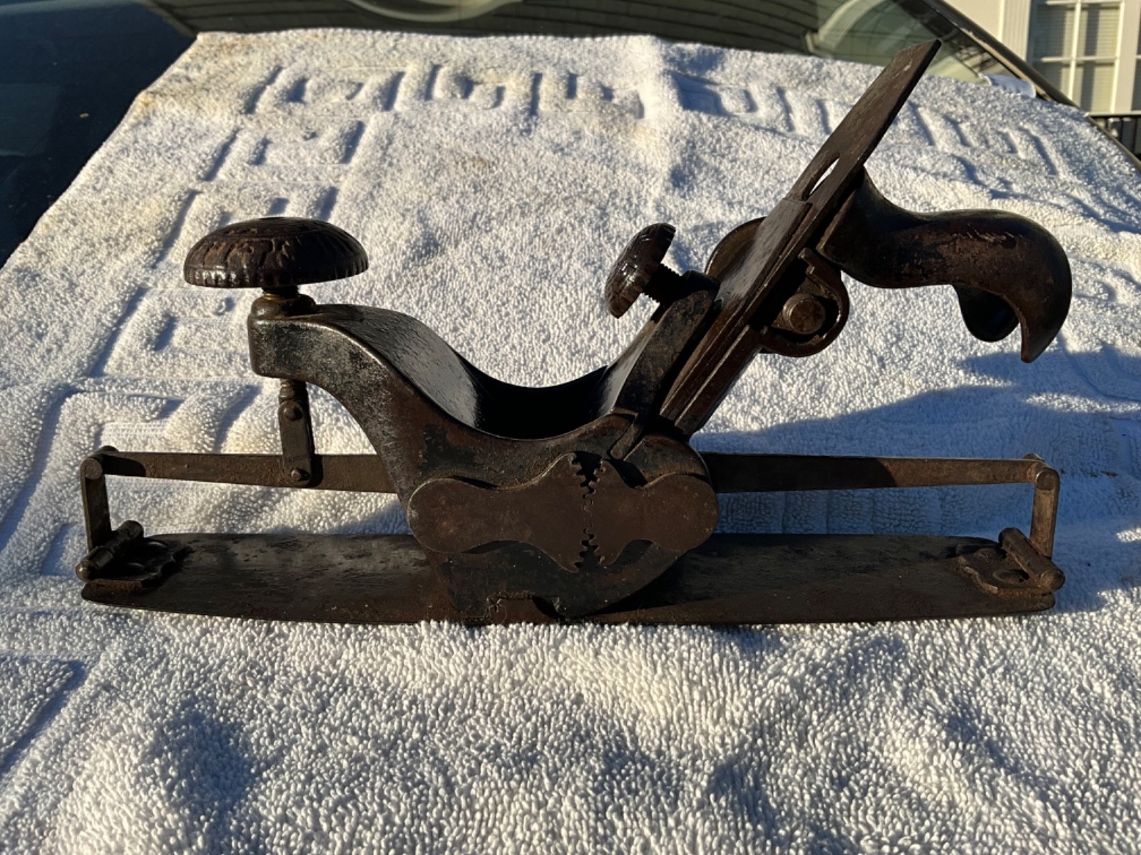 Antique Stanley #113 Compass Plane, Type 2 Or Possibly Late Type 1