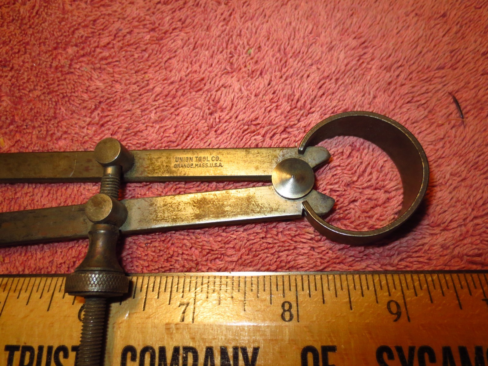 Vintage 8″ Union Tool Co. Machinist Inside Caliper Divider USA