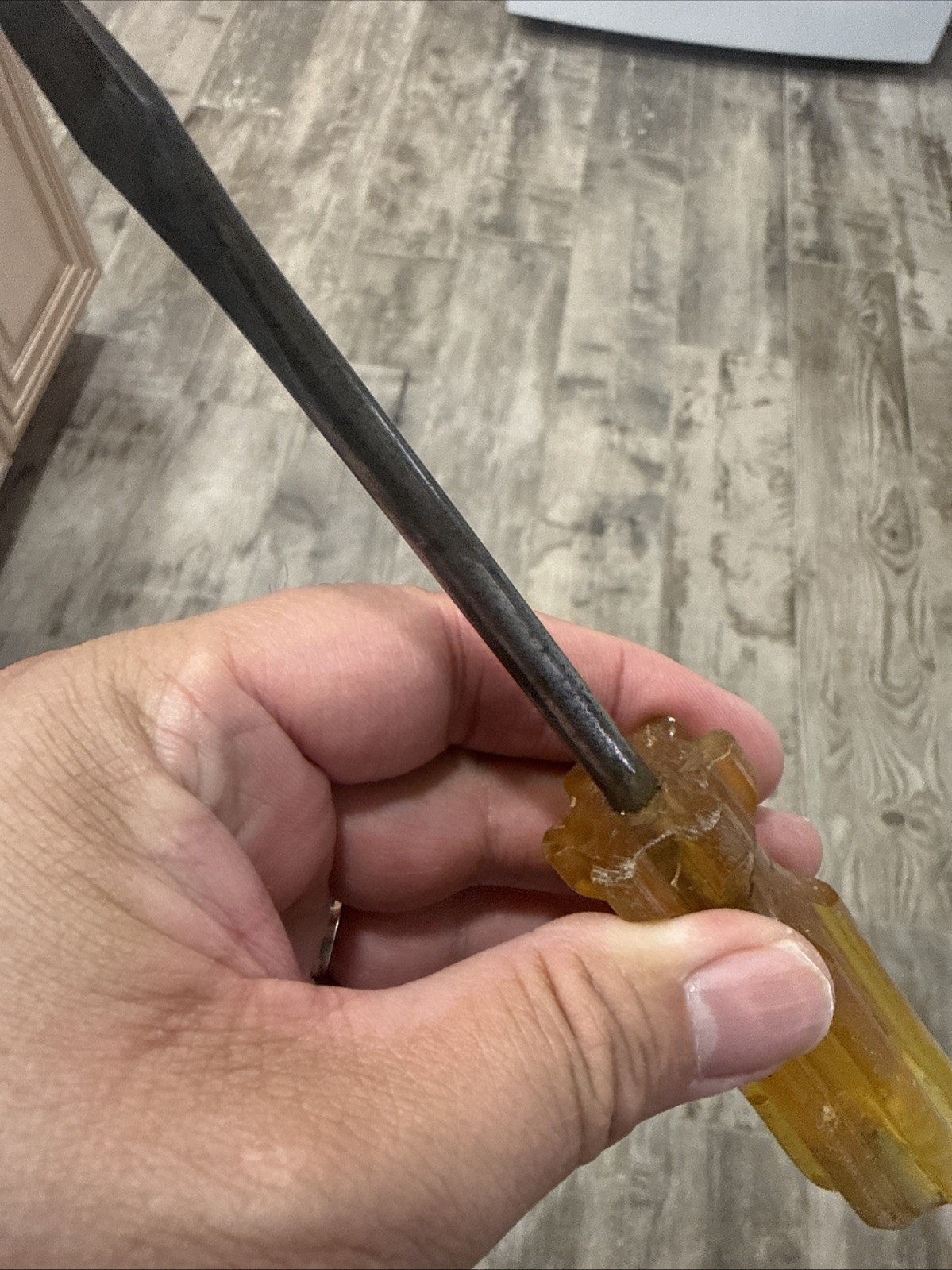 Vintage Rare Amalite Slotted Screwdriver With Drive Spinner with Rear Slot
