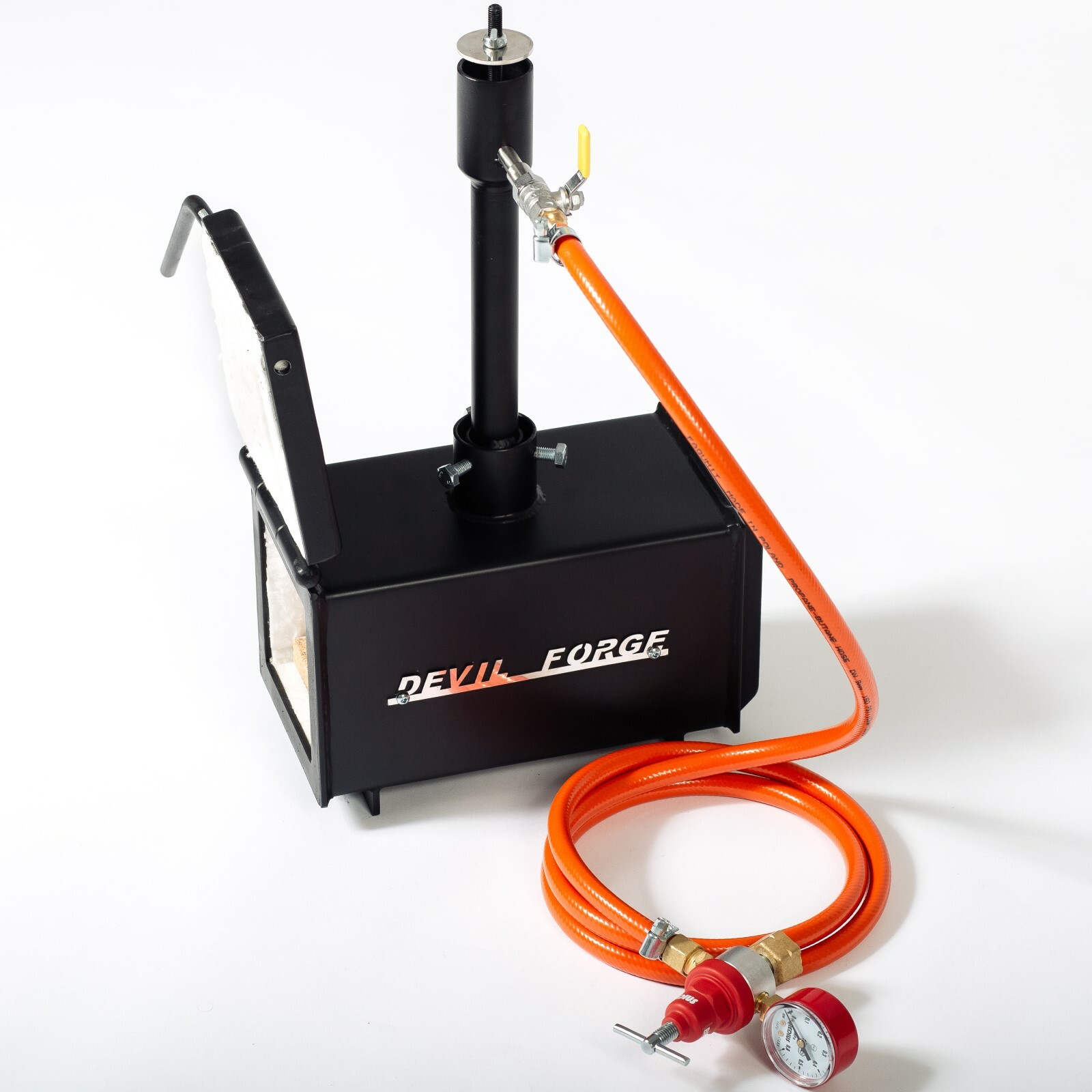 DFPROF1+1D GAS PROPANE FORGE Furnace Burner Knife Making Blacksmith USA