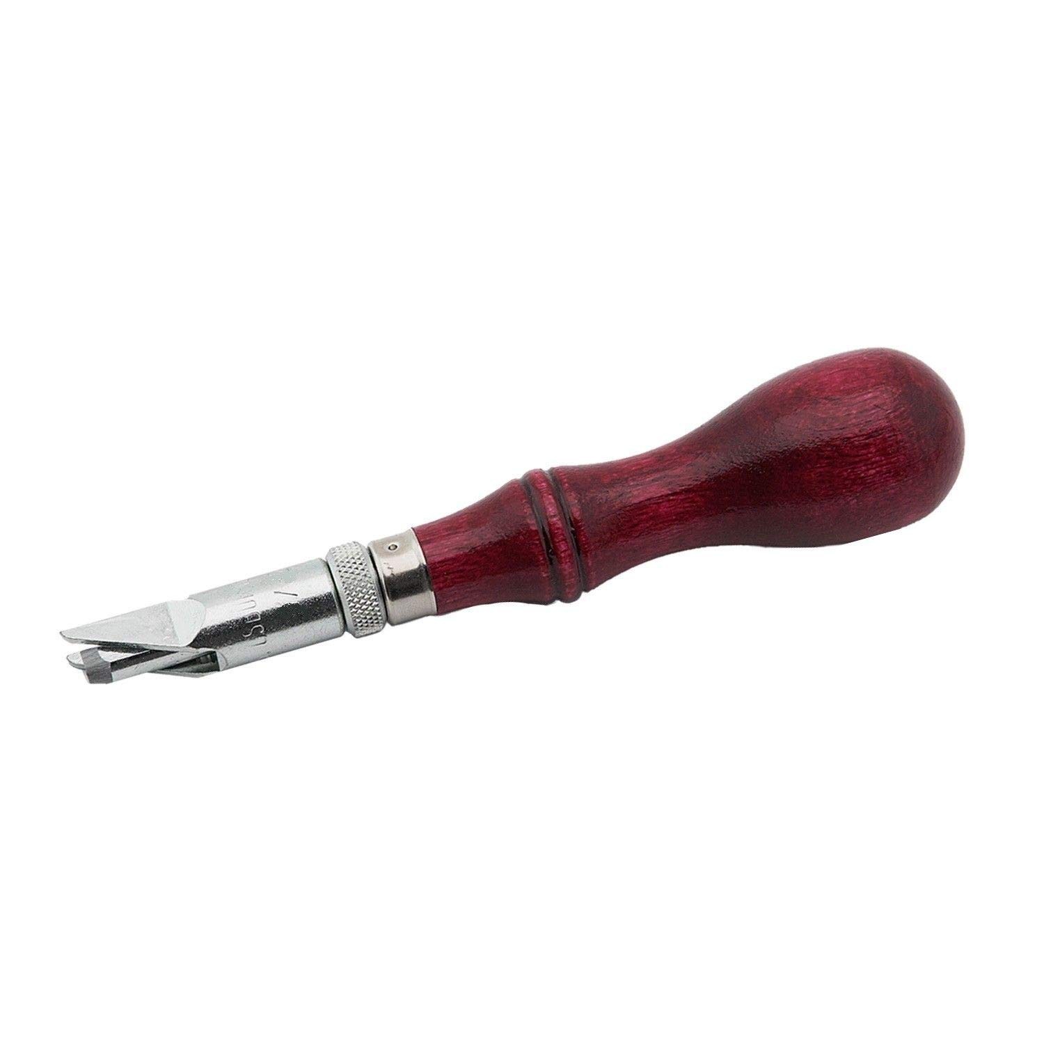 C.S. Osborne Adjustable Gouge #128 Size 2 (1/8″) Leatherwork Tool Made in USA