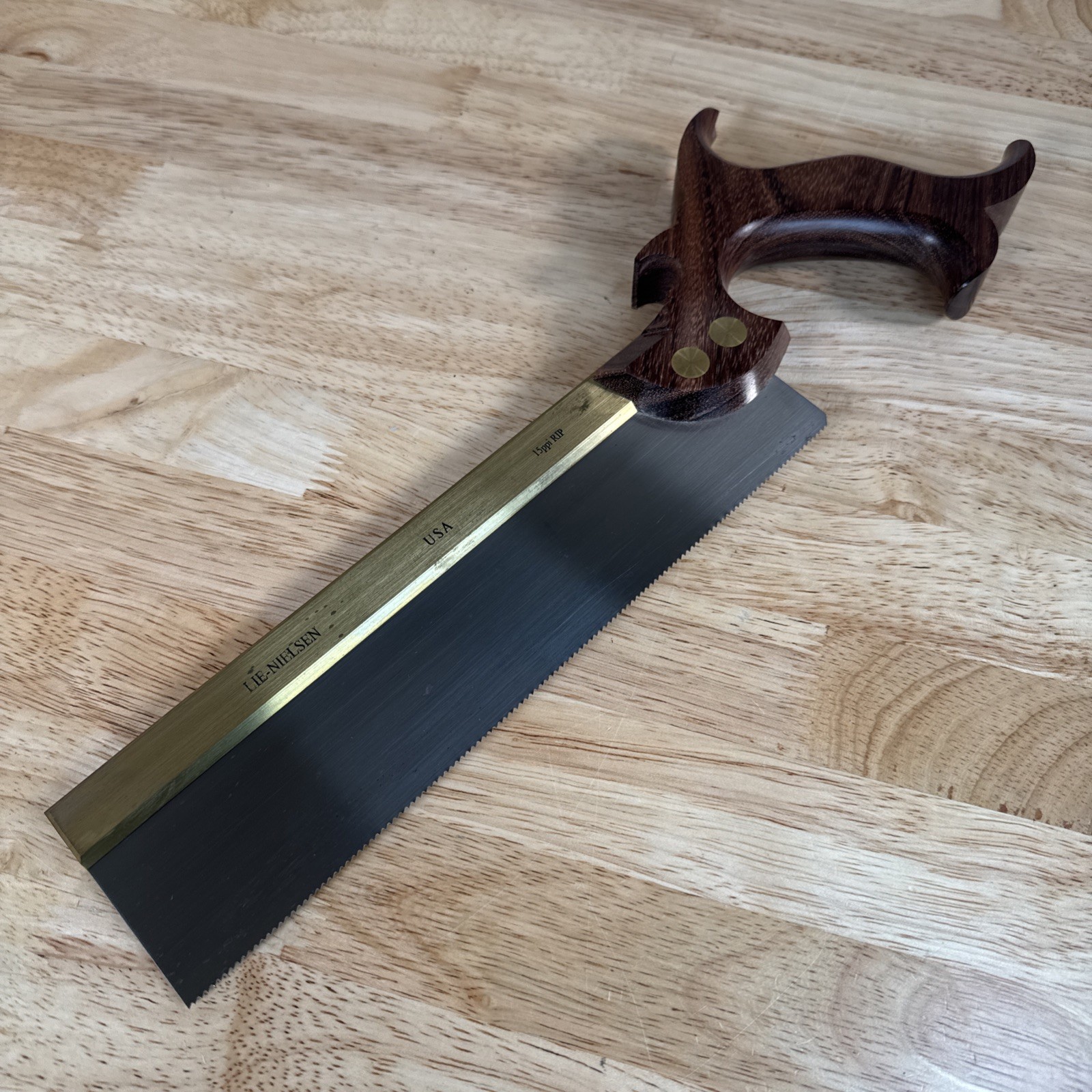 Rare Lie Nielsen Woodcraft 75Th Anniversary Dovetail Backsaw 15ppi Limited Ed.