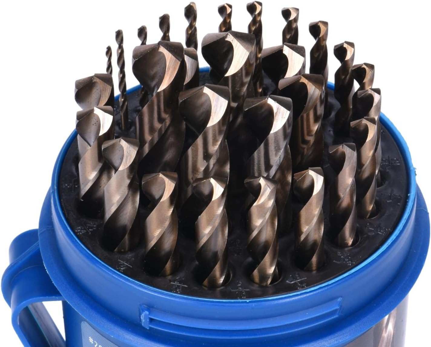 Drill Bit Set 26929 29 Piece Cobalt 1/16 to 1/2, 135 Degree Quick-Cut, M35 St