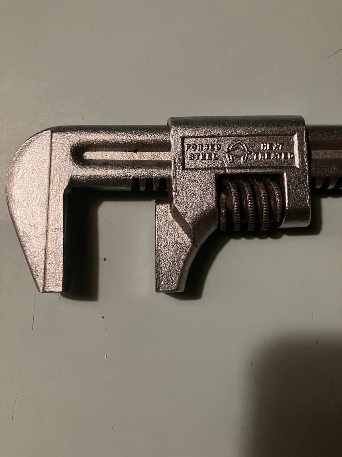 Vintage Diamond Tool & Horseshoe Co Adjustable Monkey Wrench C-711