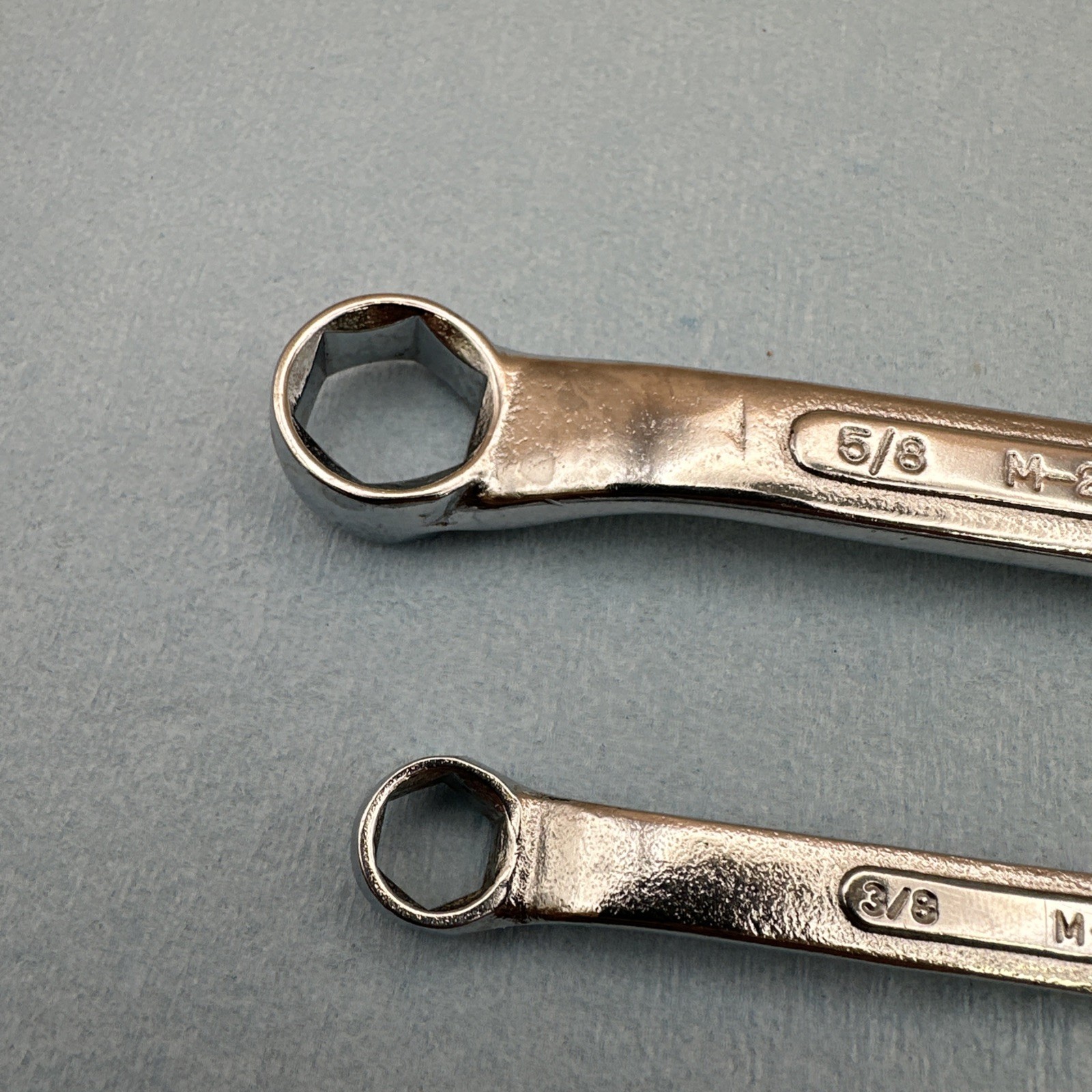 SK Tools USA – Two 6 Point Stubby Box Wrenches 3/8” X 7/16” & 5/8” X 11/16” Nice
