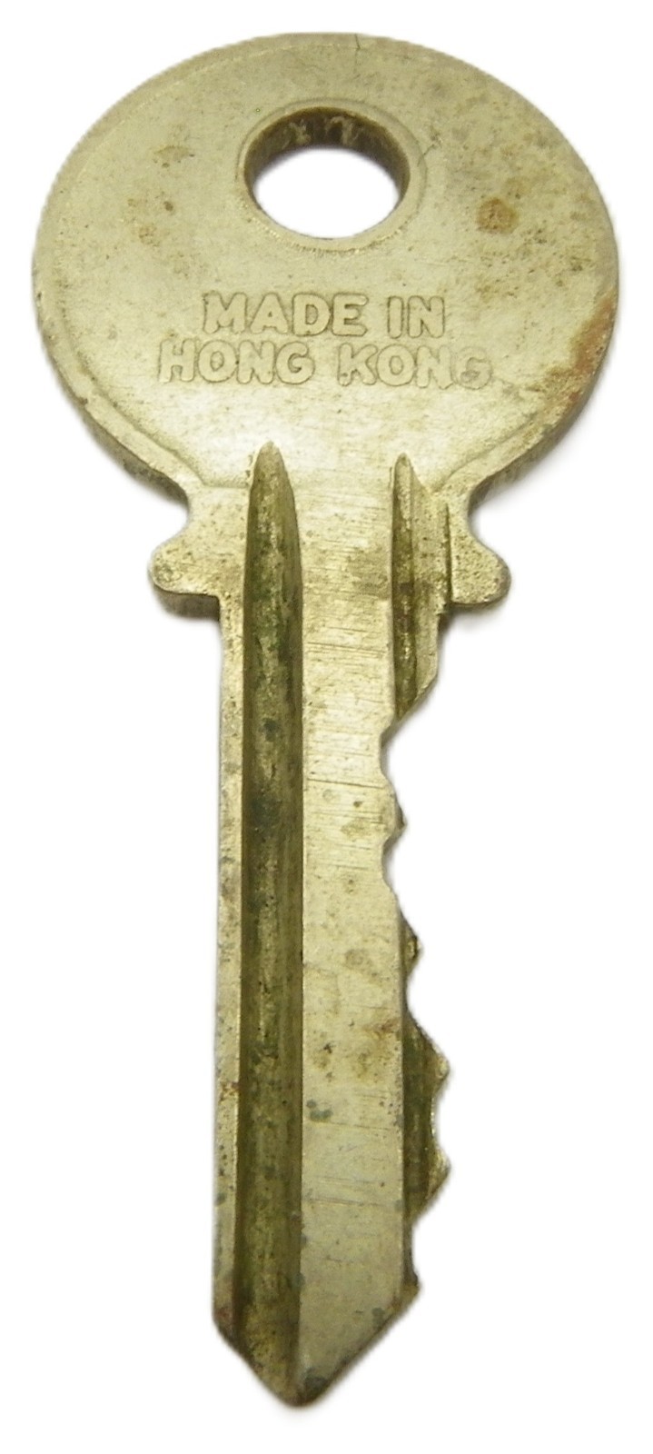 Vintage Wren Bird EG. Trademark Hong Kong Door Handle Padlock Round Hole Key