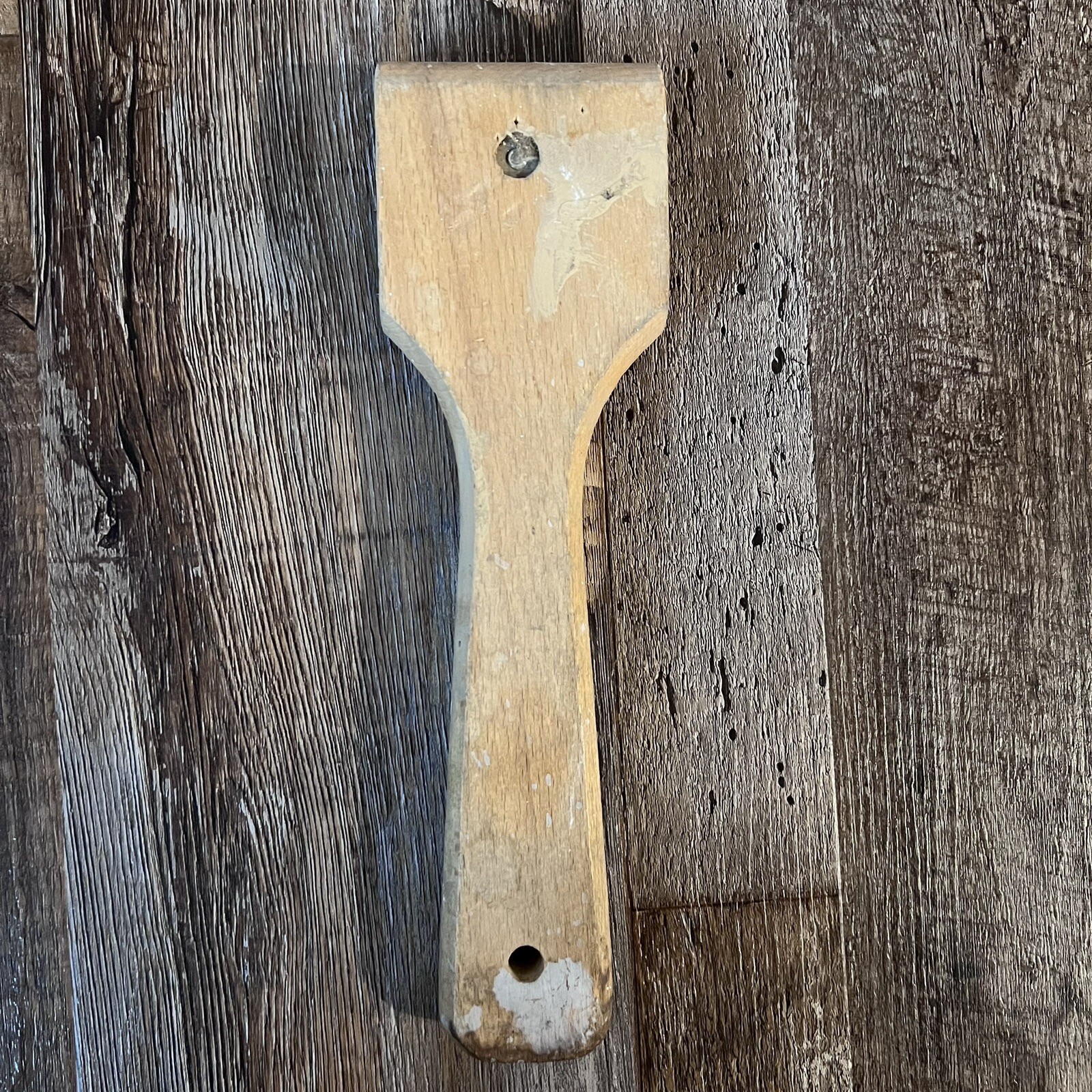 Vintage Stanley Handyman Paint Glue Scraper No. 293 Wood Handle Tool USA