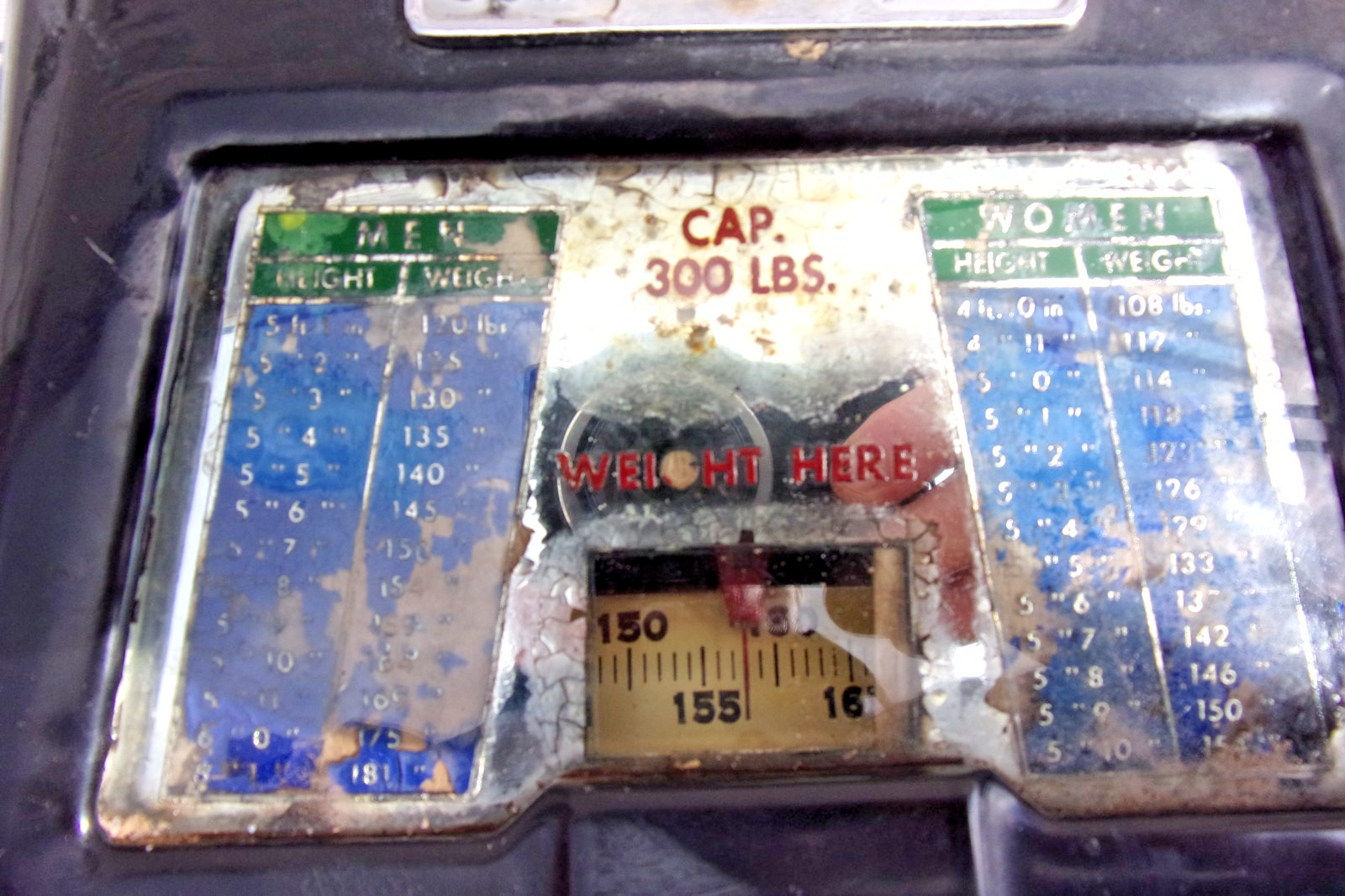 1930s era ROCK-OLA Penny Coin OP LOBOY WEIGHT SCALE Peerless 43H 16W