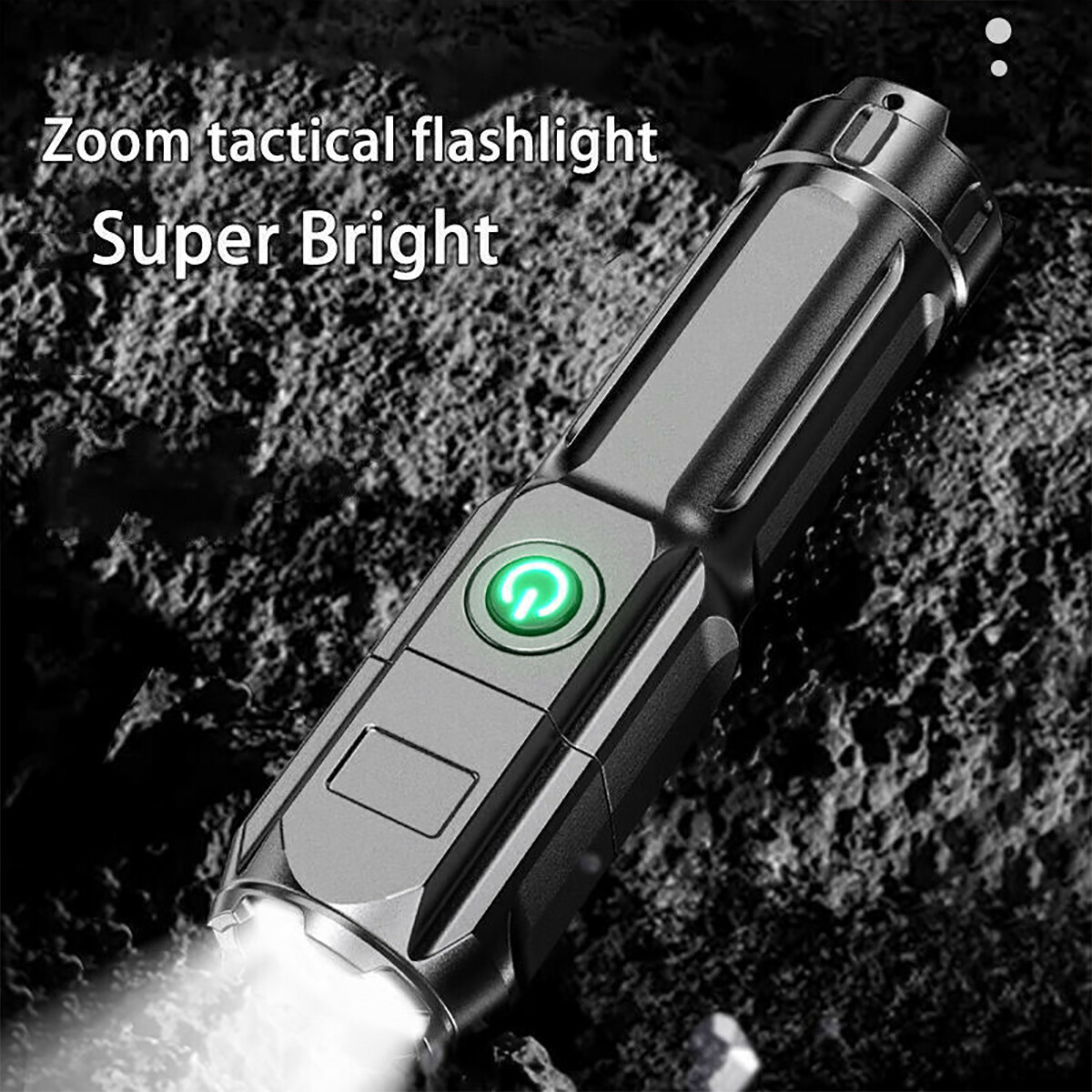 1-3 Pack Super Bright LED Tactical Flashlight Rechargeable Zoomable Torch Lamp