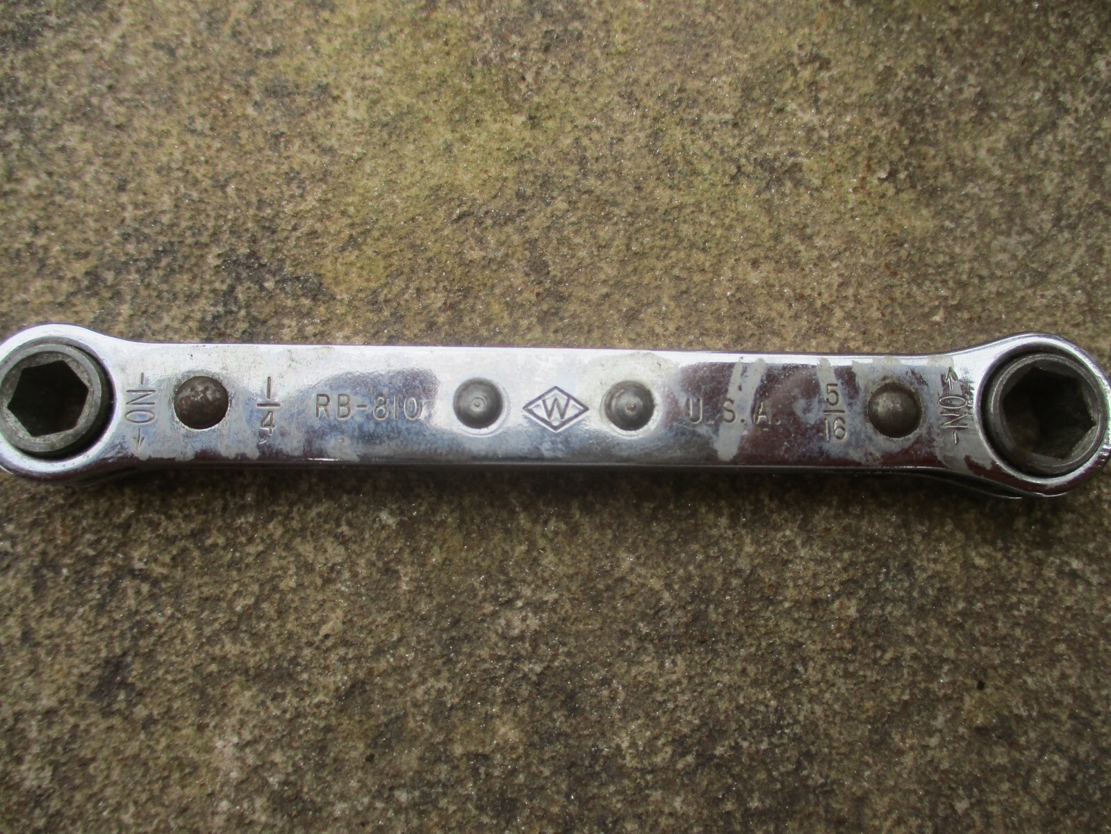 WILLIAMS GEAR WRENCH WILLIAMS RB 810 WRENCH 1/4″ X 5/16″ WRENCH MADE IN USA