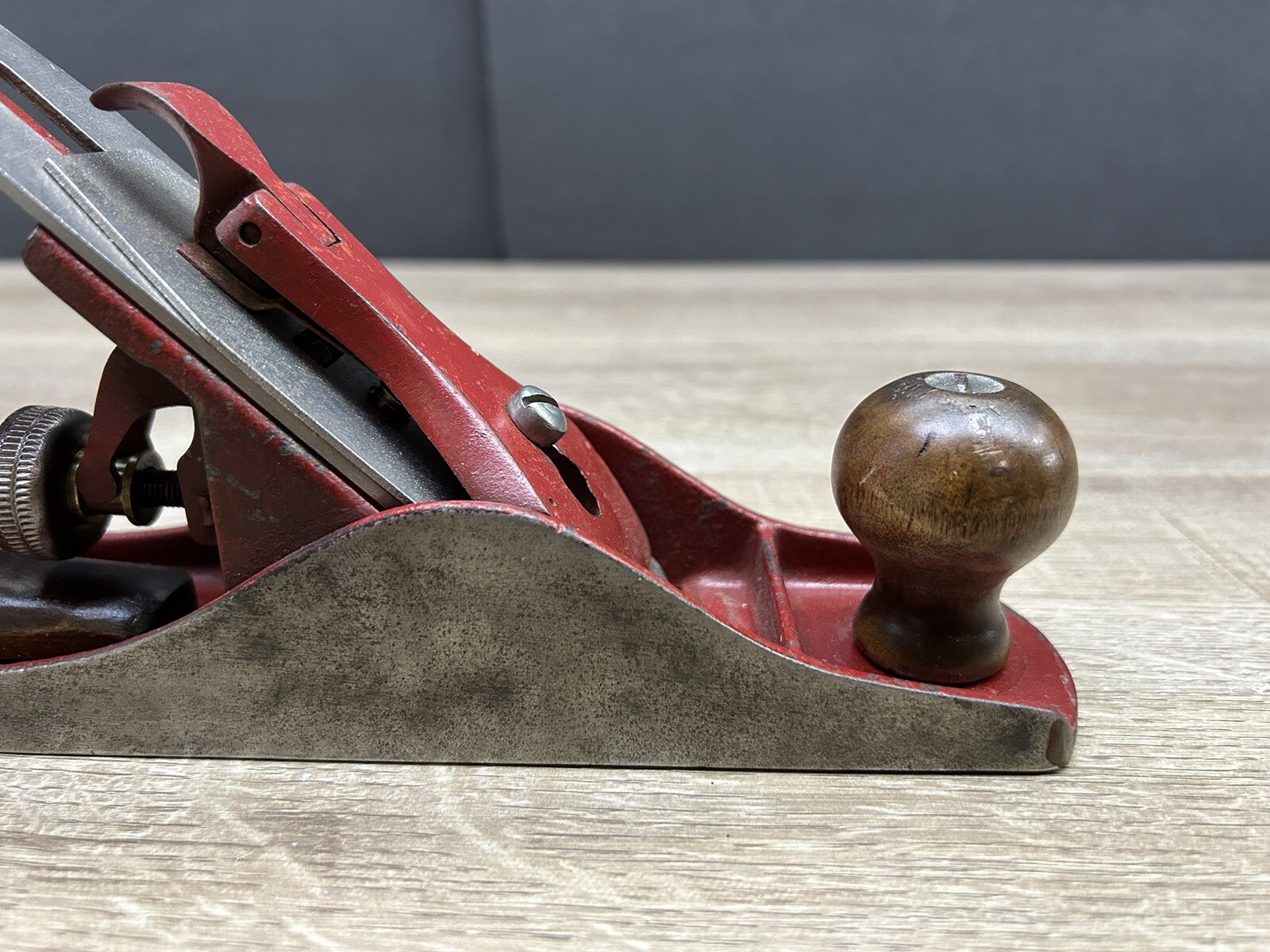 Vintage Stanley Handyman HI203 Smoothing Carpenter’s Wood Hand Plane USA
