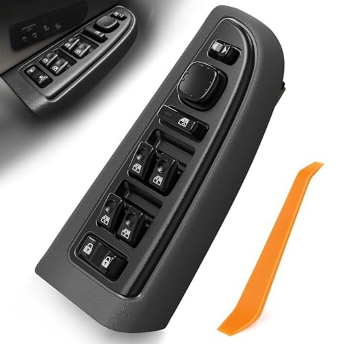 15883323 Front Driver Side Door Lock and Power Window Switch & Black Bezel
