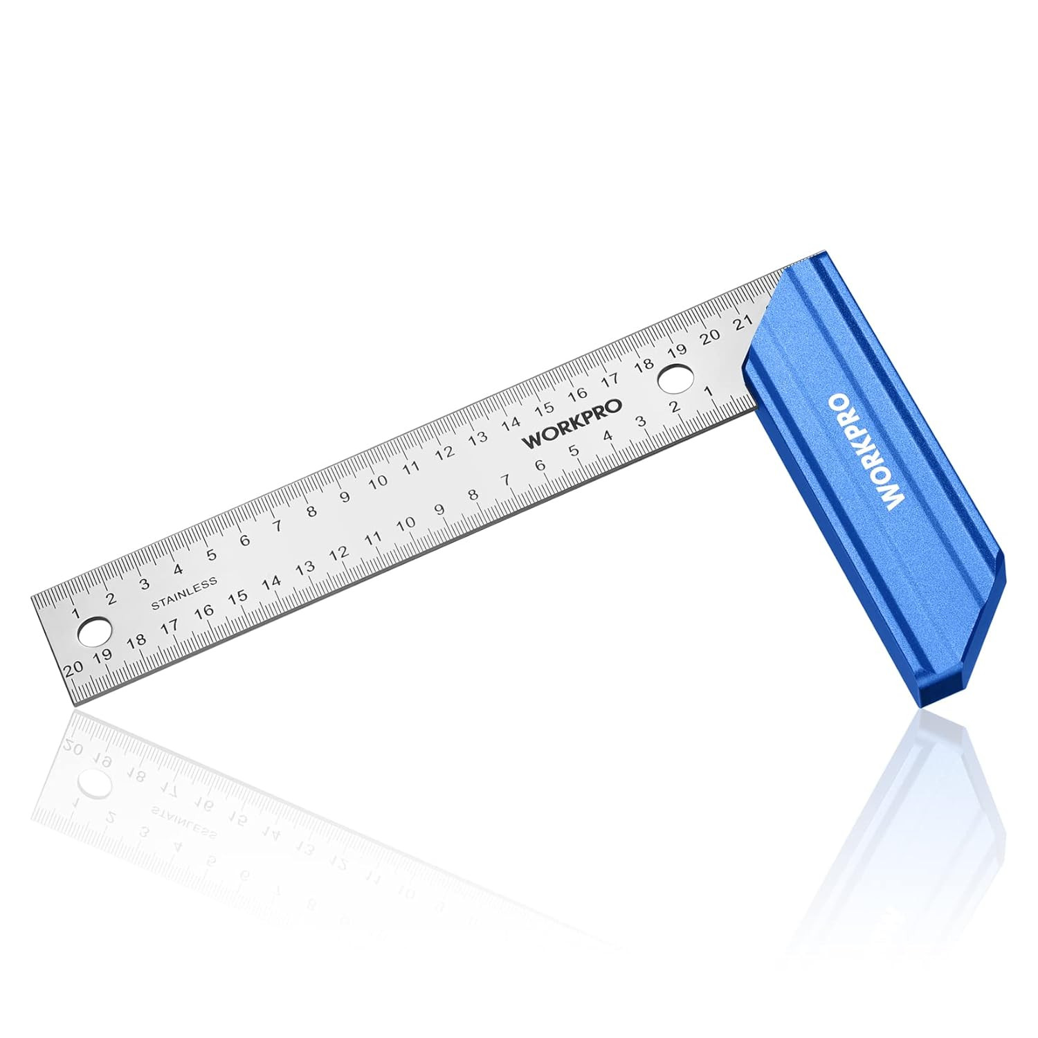 8 Inch Try Square with Aluminum Handle – Woodworking Square Precision for Profes