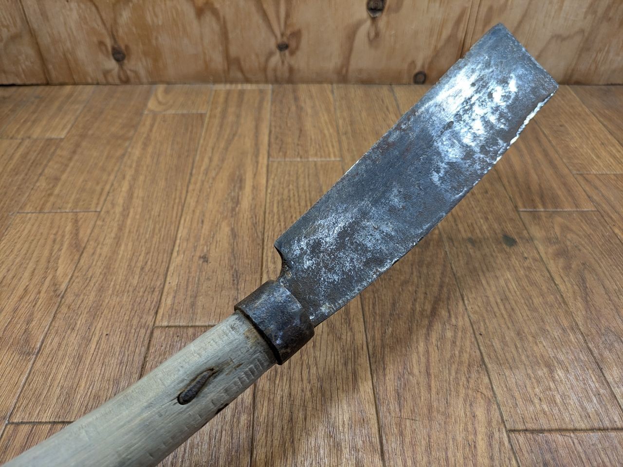 BROKEN DAMAGED Japanese Vintage Carpentry Tool NATA AXE Hatchet 200/390mm TW368